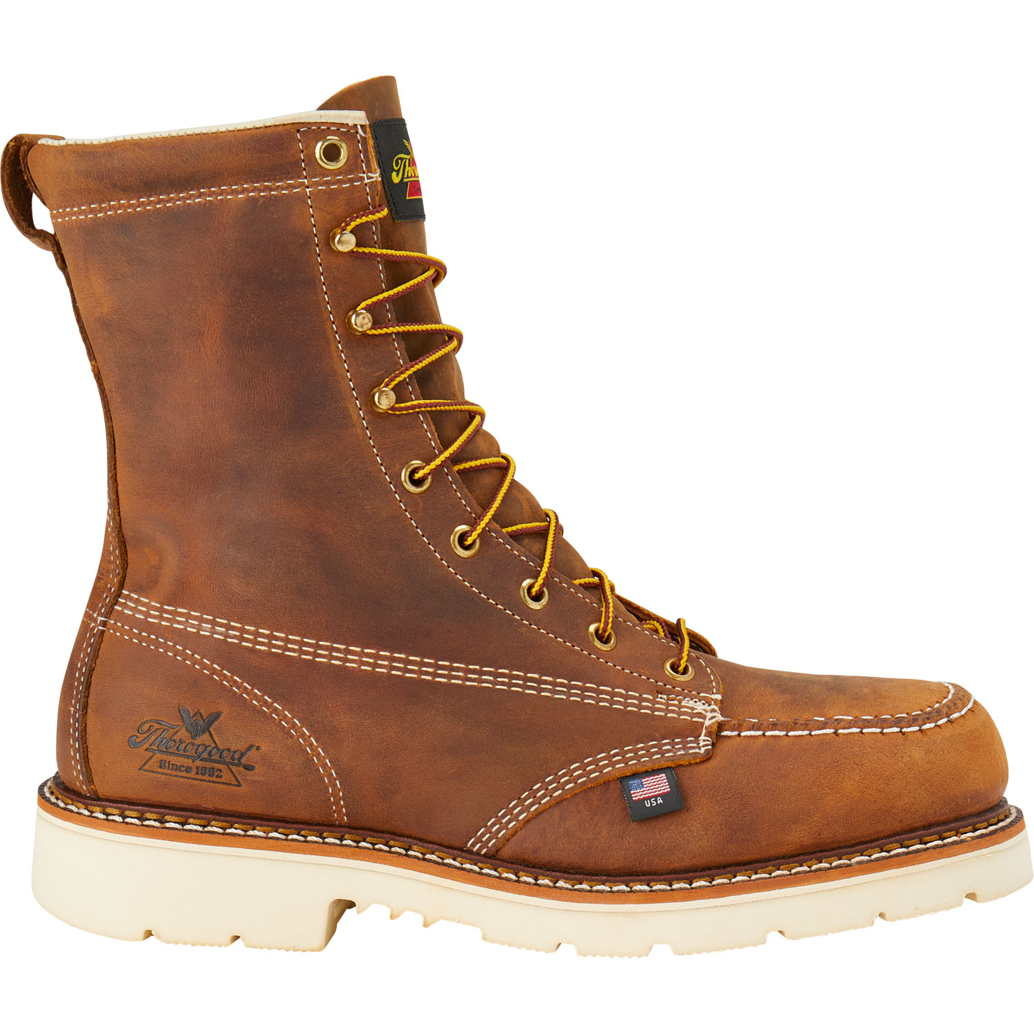 Men's Thorogood 8" Safety Toe Moc Boots