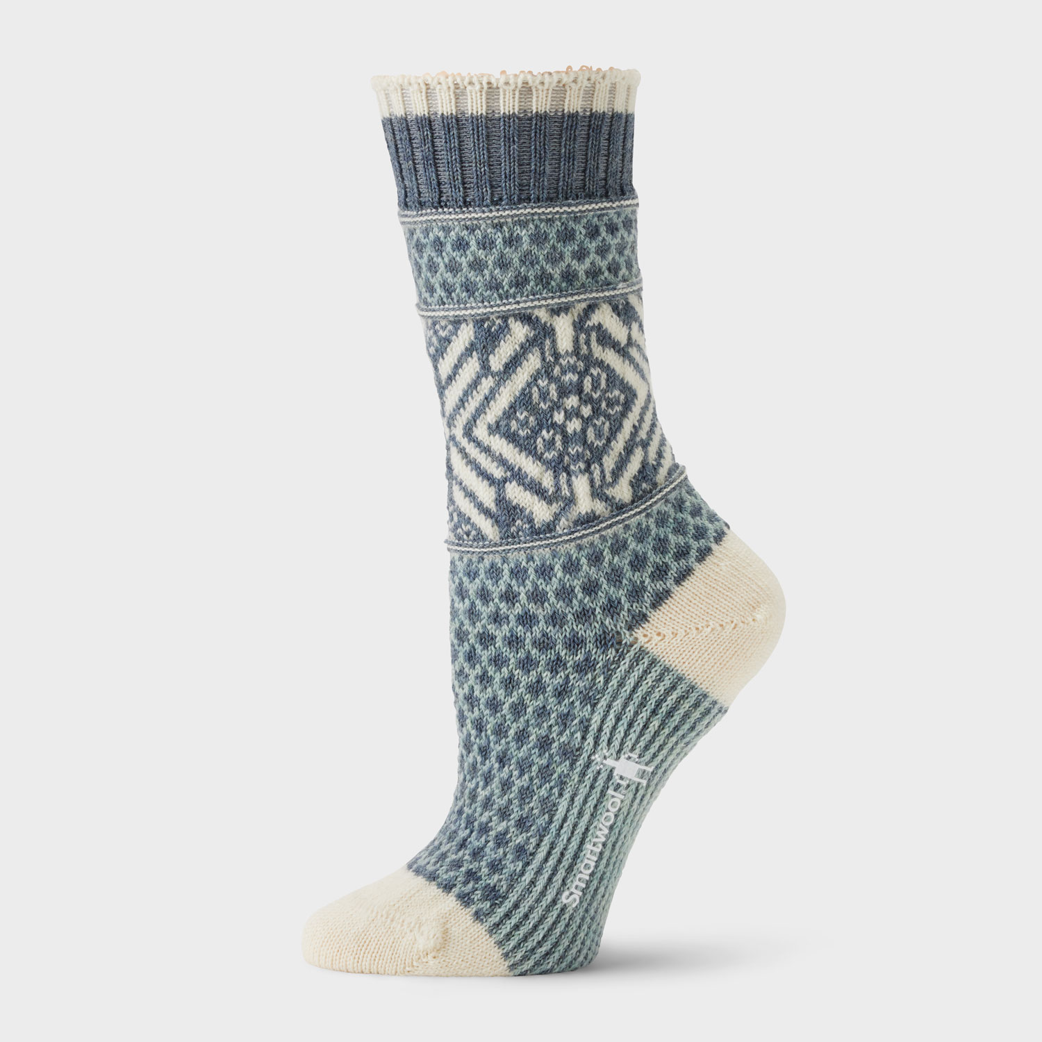 Women's Smartwool Popcorn Pattern Crew Socks