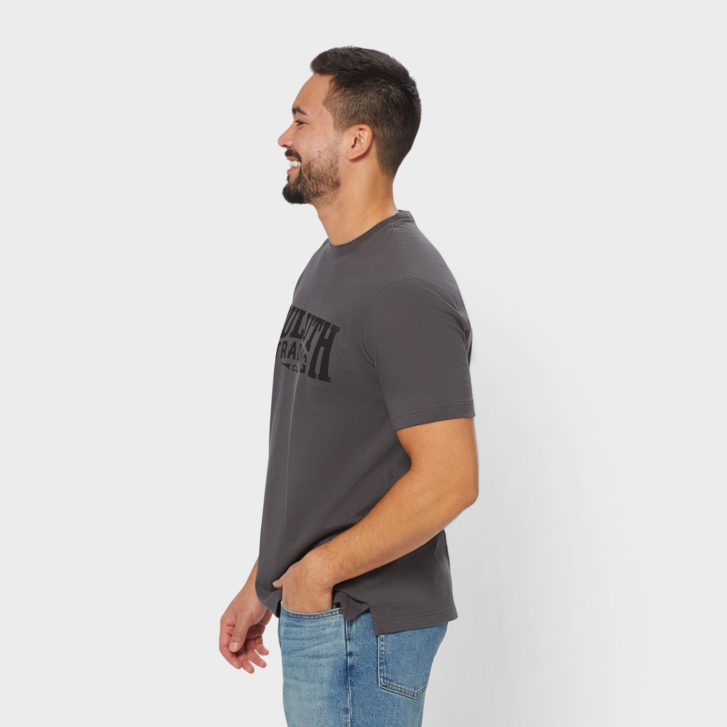 Men's Un-Longtail T Standard Fit Short Sleeve Logo T-Shirt