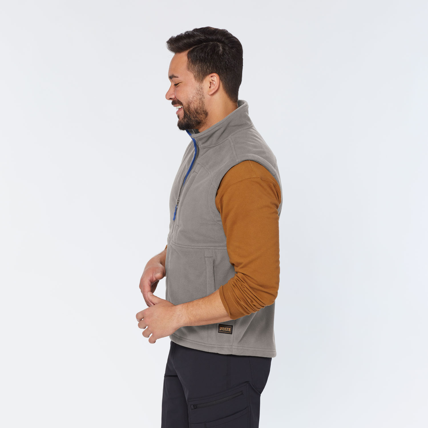 Men's Shoreman's Fleece Gridlock Vest - image 3