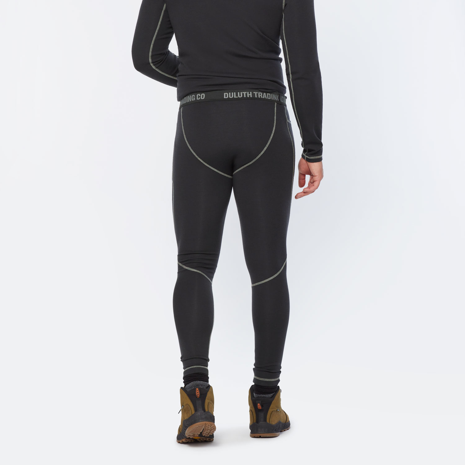 Men's Wickerino Wool Base Layer Leggings With Pockets - image 2