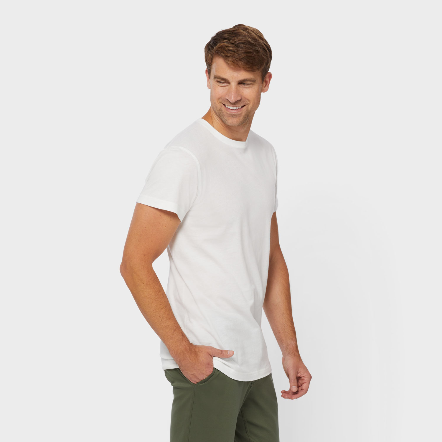 Men's Daily Cotton Crew Undershirt 3-Pack - image 3