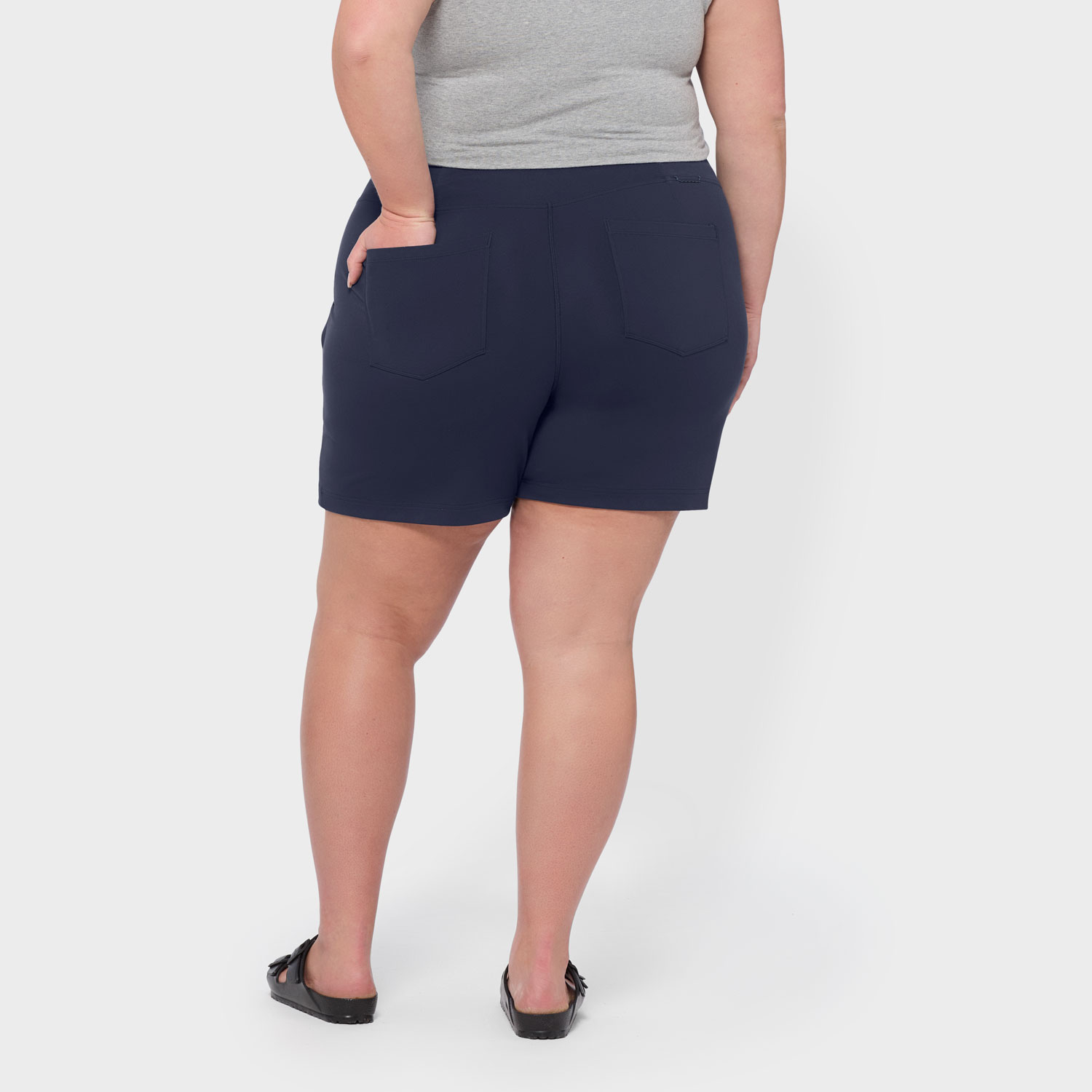 Women's Plus NoGA Work Hi-Rise Shorts - image 2