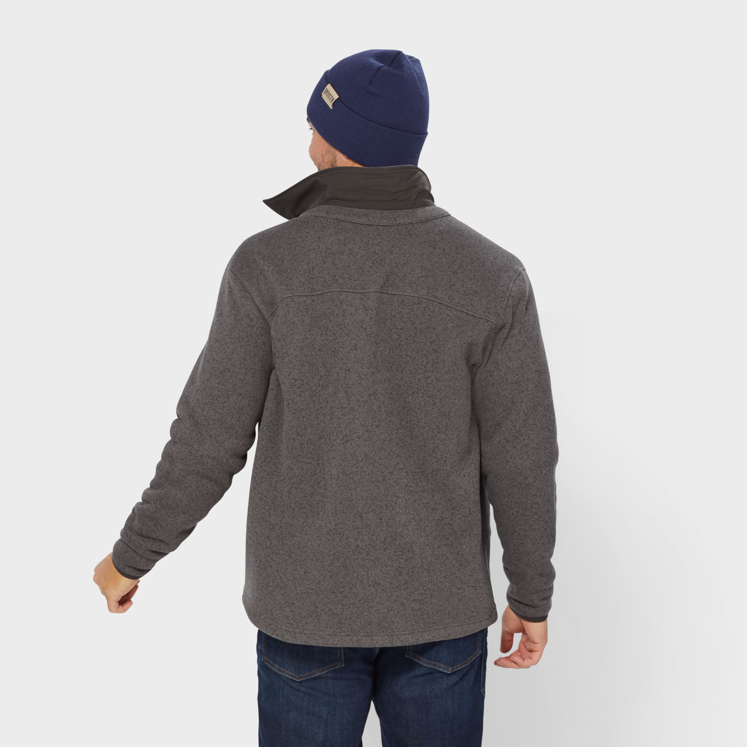 Men's Sweater Fleece Shirt Jac - image 2