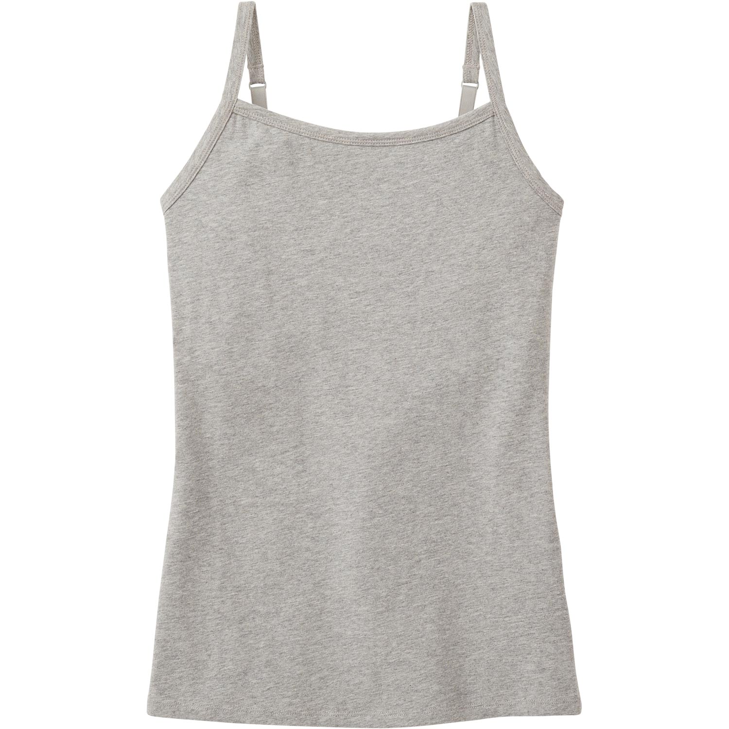 Women's No-Yank Rib Racerback Shelf Bra Tank