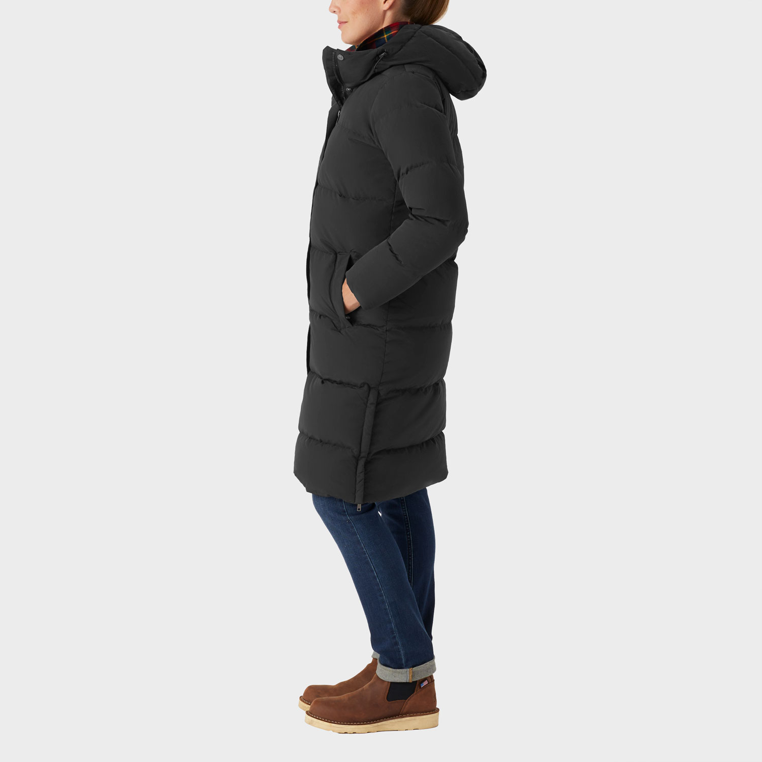Women's Ruffer Puffer Arctic Down Long Coat
