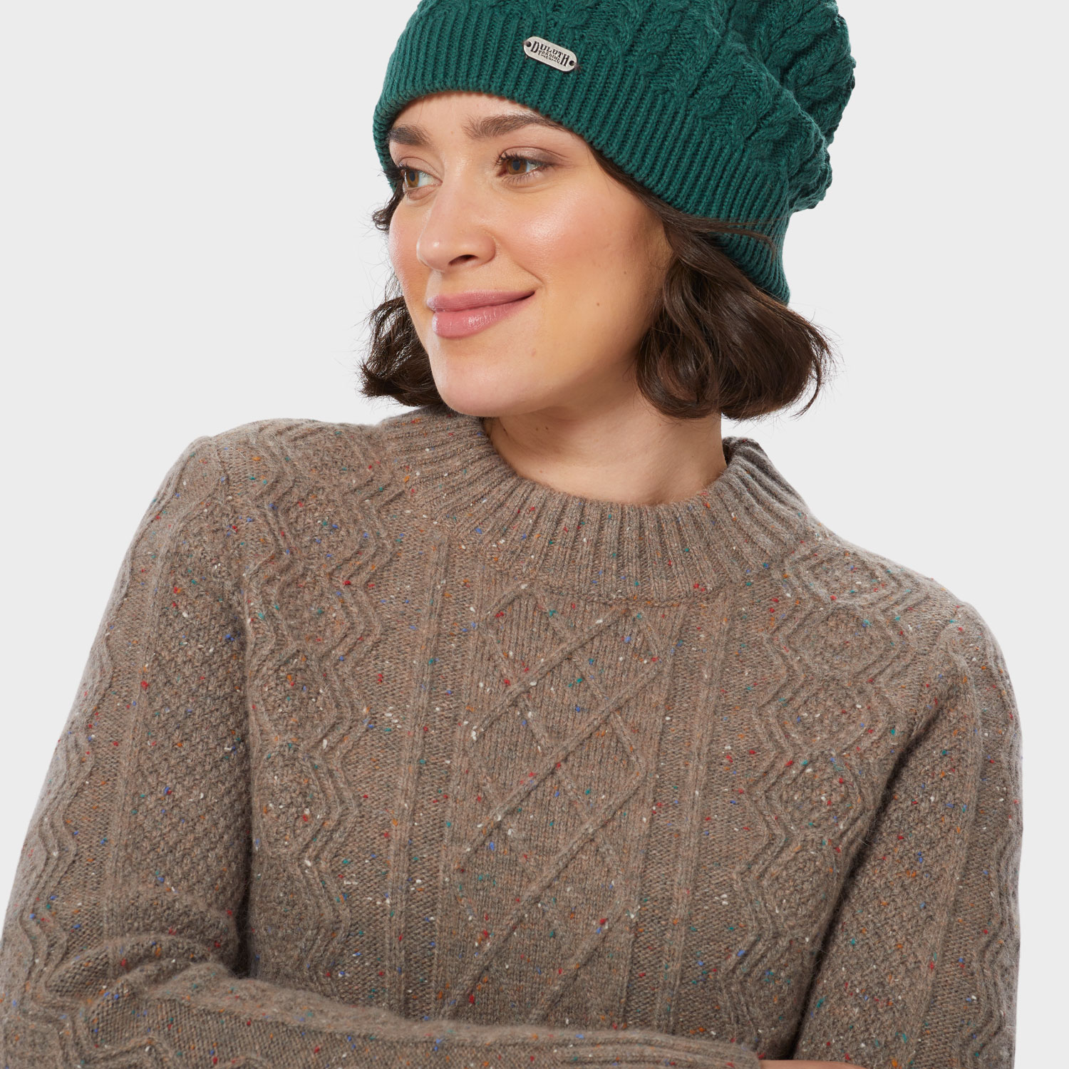 Women's Woolpaca Cable Sweater - image 4