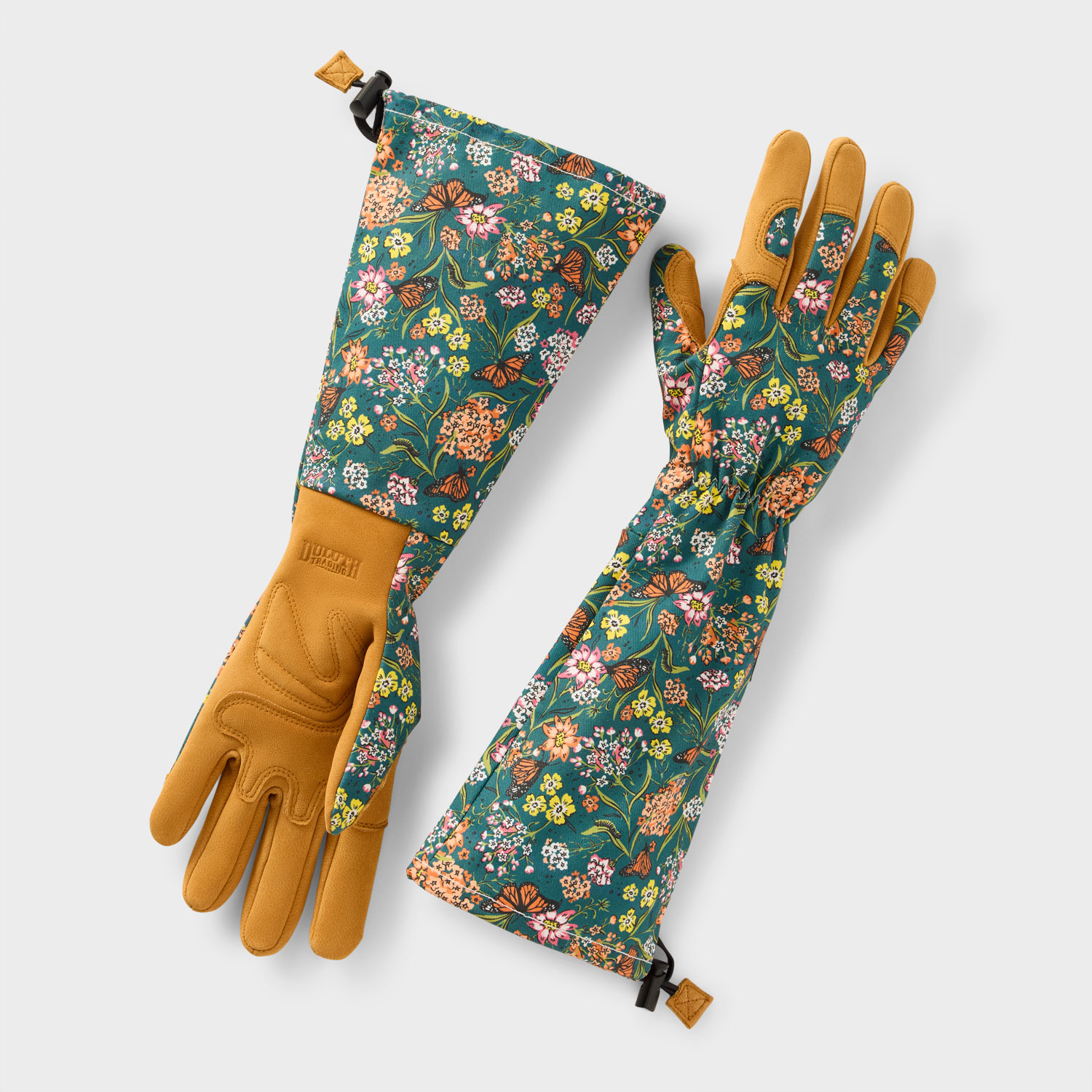 Women's Pattern Sleeve Gauntlet Gloves — Size Small