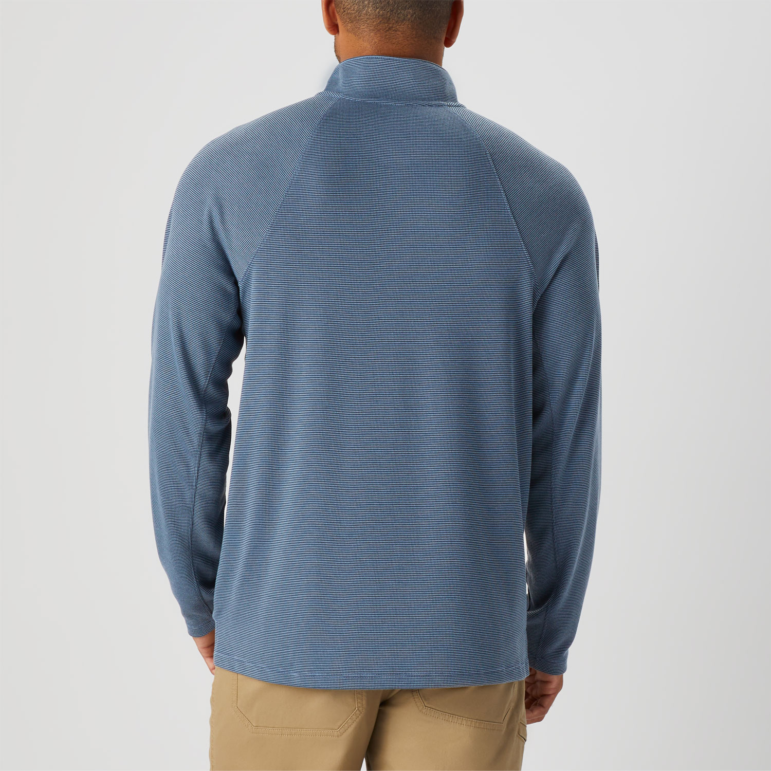Men's Knuckledown 1/4 Zip Long Sleeve Pullover