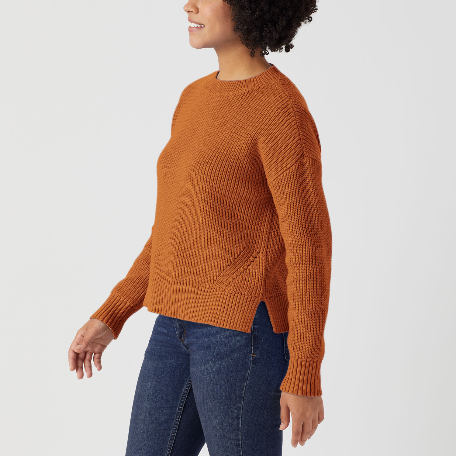 Women's Heritage Shaker Stitch Sweater
