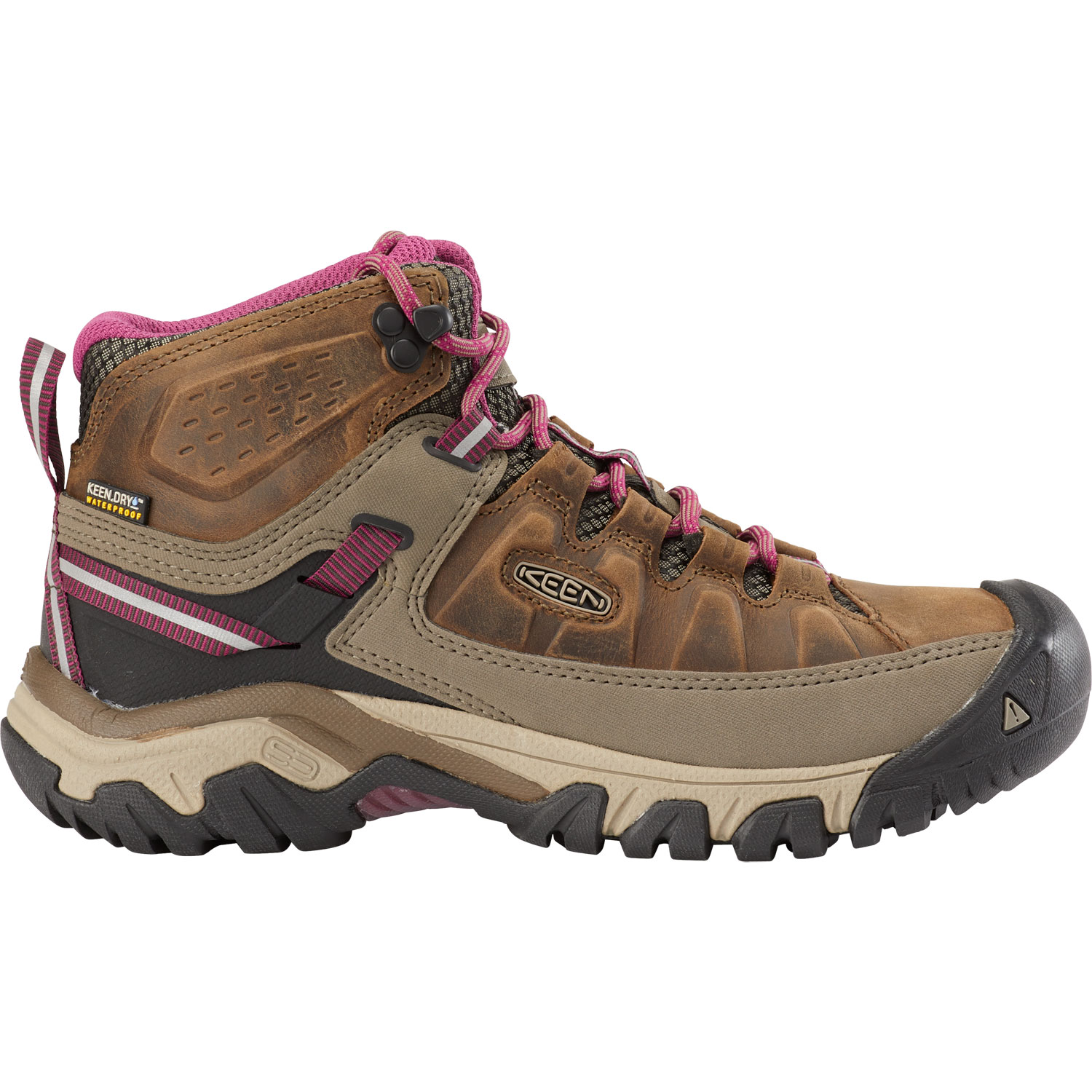 Keen Targhee Womens Rust Red Outdoor Hiking Trail Walking Boots Size offers 8