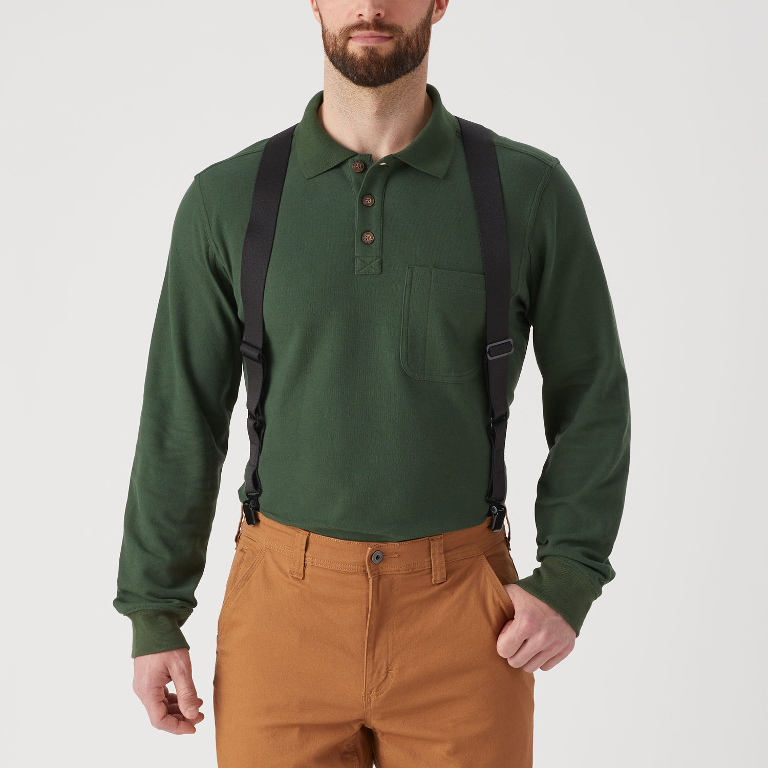 Duluth X-Back Tall Side Clip Suspenders