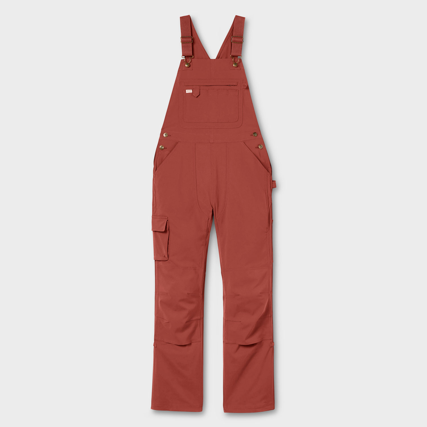 Brick Color Large Women's Heirloom Gardening Bib Overalls