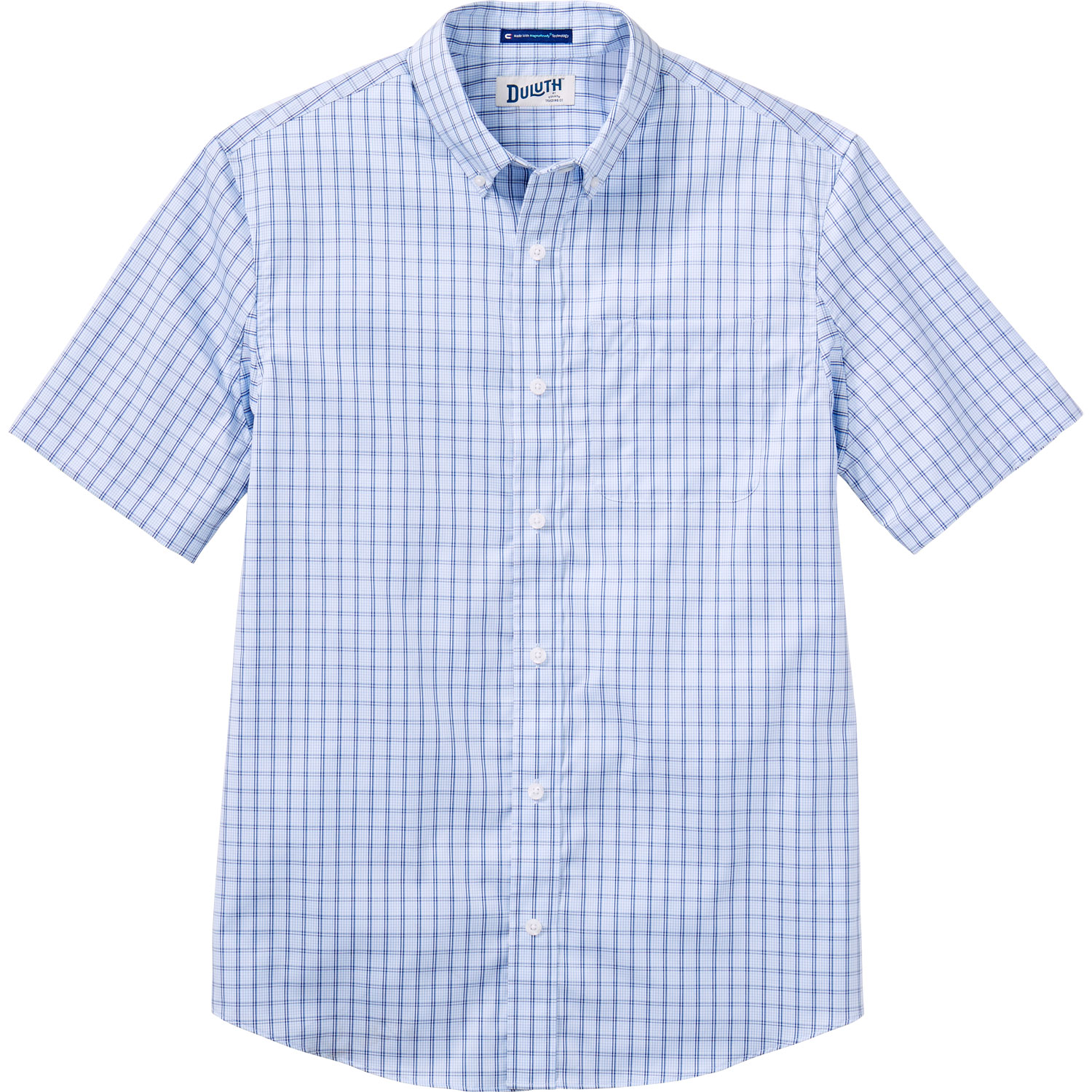 Men's Magnet Front Wrinklefighter Short Sleeve Pattern Shirt | Duluth ...