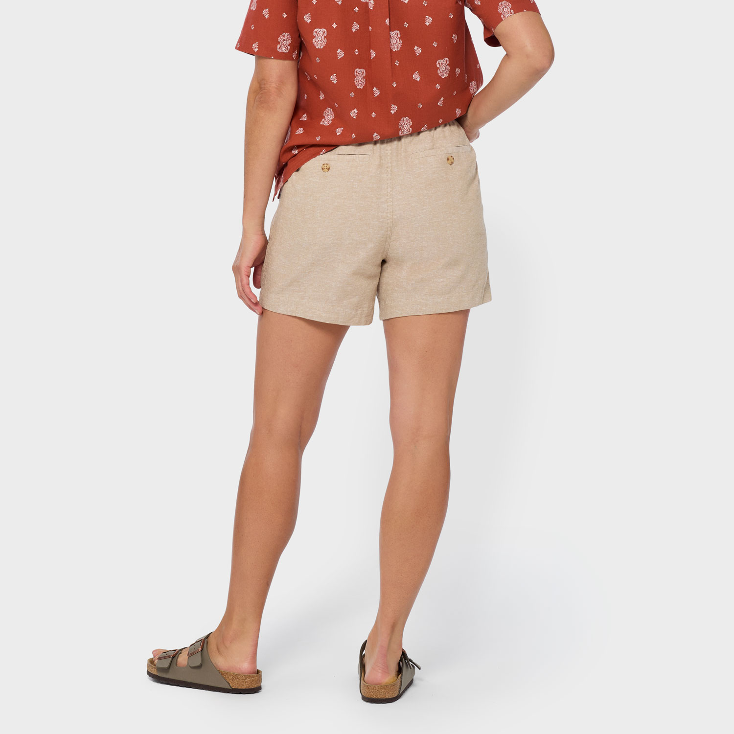 Women's Artisan Hemp Pull-On 5" Shorts - image 2