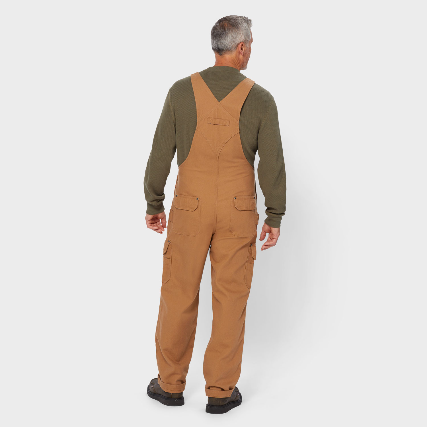 Men's Fire Hose Bib Overalls - image 2