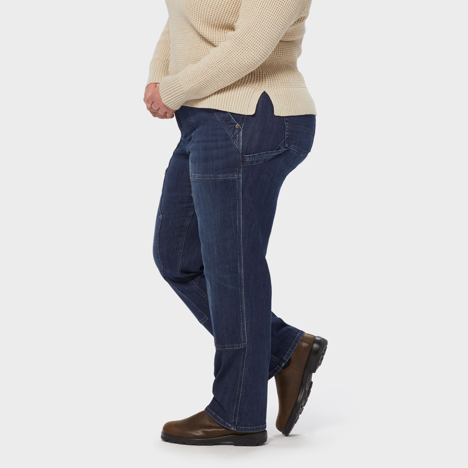 Women's Plus Double Flex Denim Straight Leg Jeans - image 3