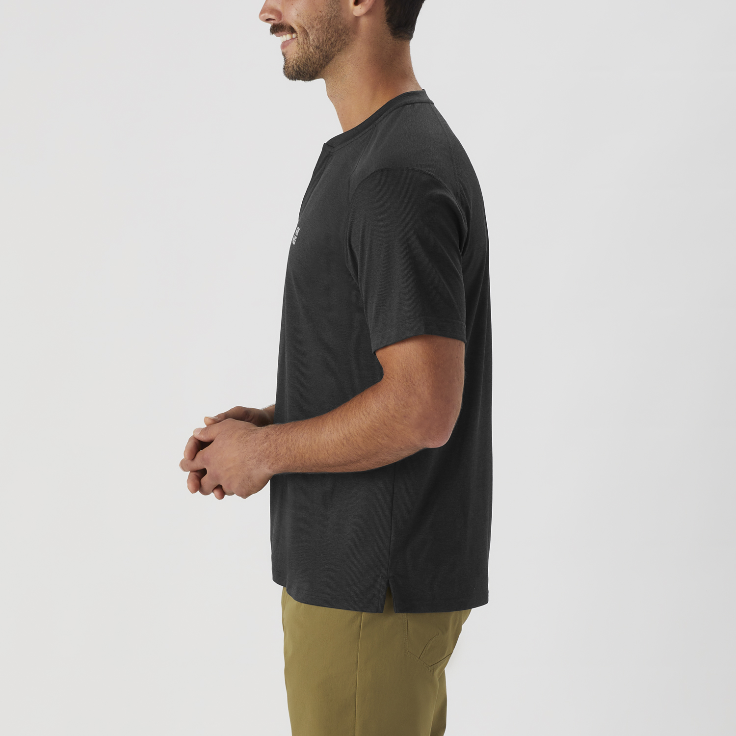 Men's AKHG Tun-Dry Short Sleeve Henley