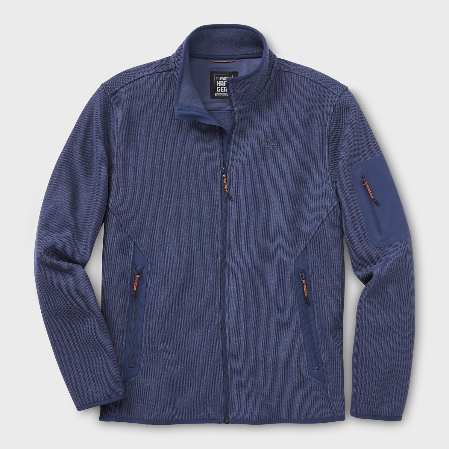 Alaskan Hardgear Men's AKHG Graveltec Standard Fit Full Zip Mock