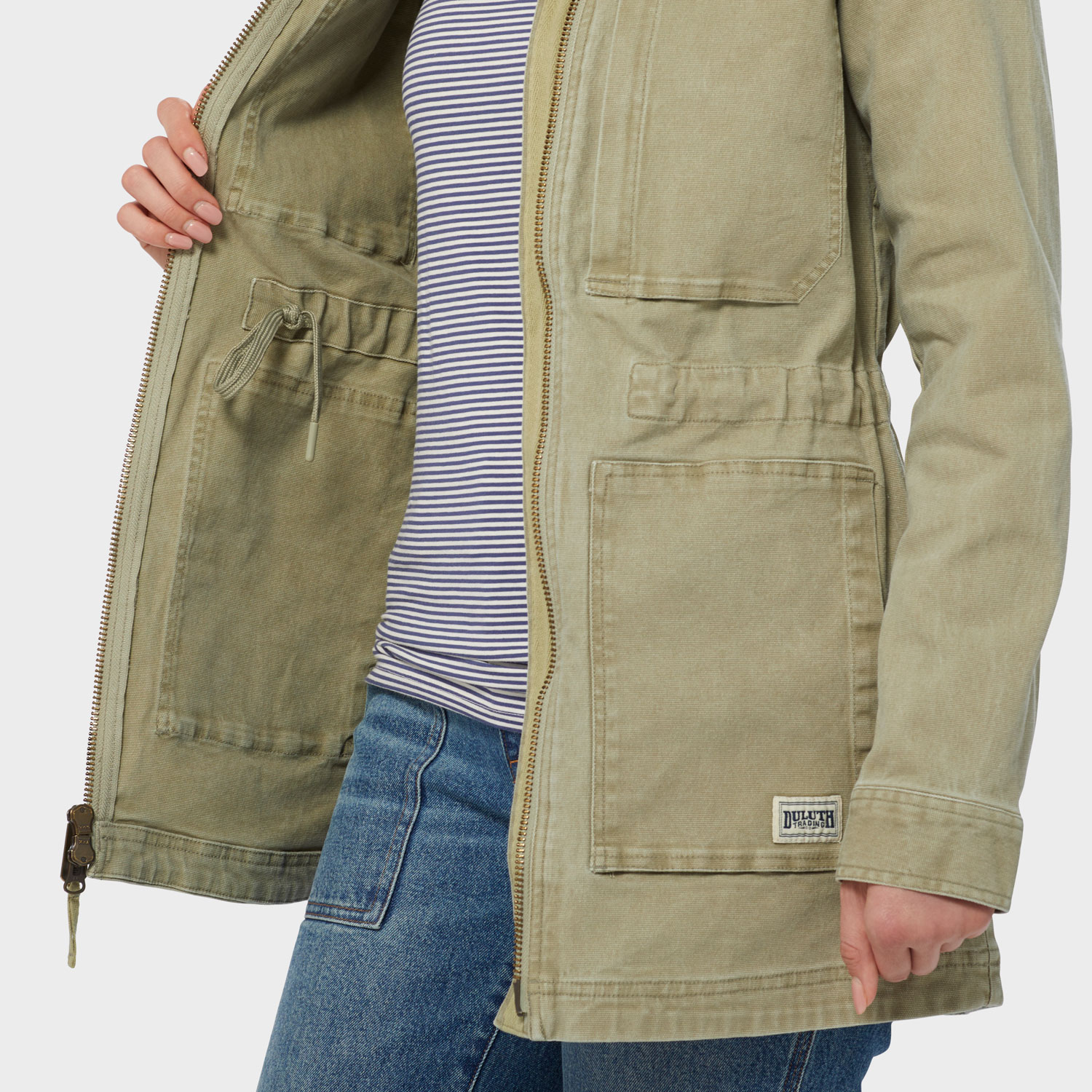 Women's VintageFlex Fire Hose Coat - image 4