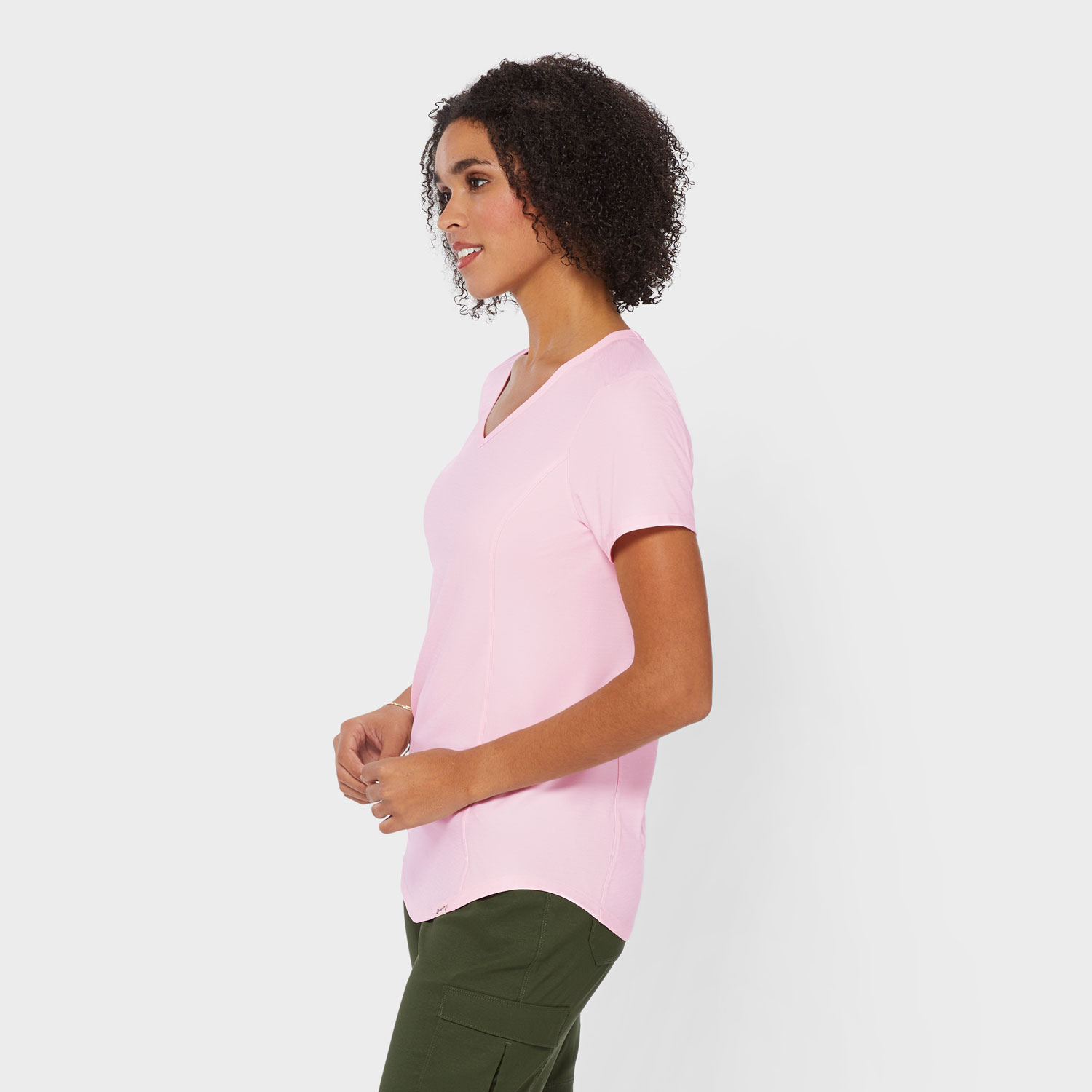 Women's Armachillo Short Sleeve V-Neck T-Shirt - image 3