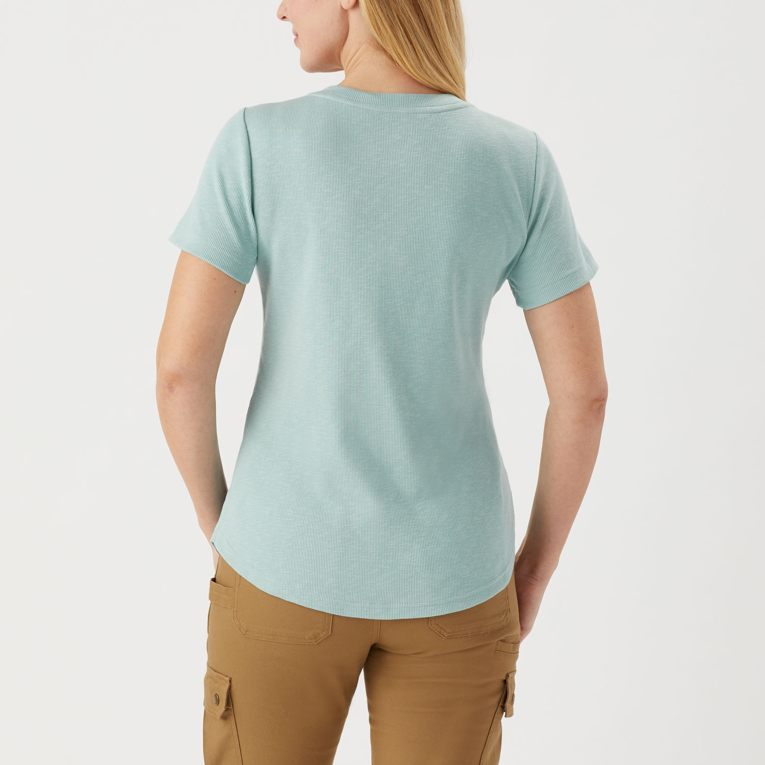 Women's Makers Studio Cotton Rib Henley T-Shirt