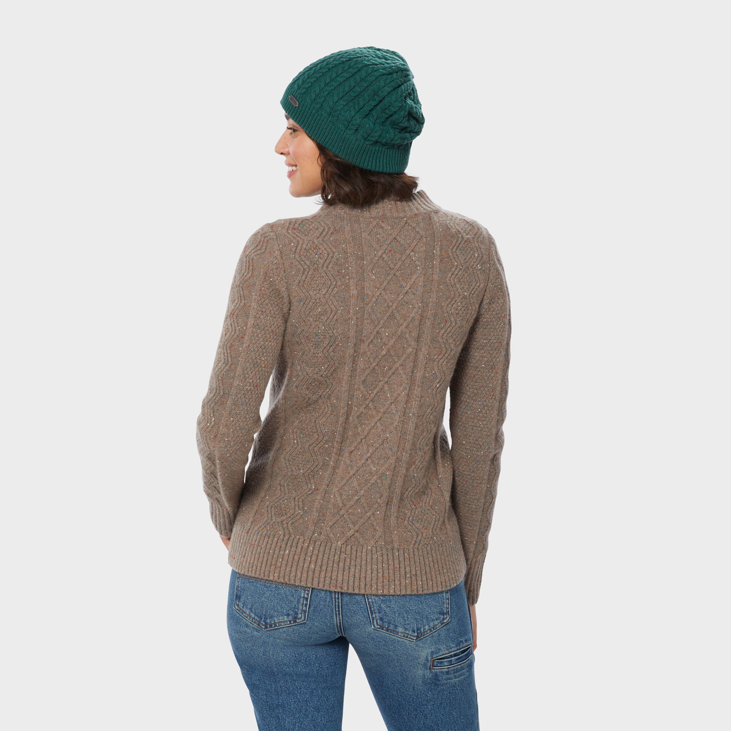 Women's Woolpaca Cable Sweater - image 2