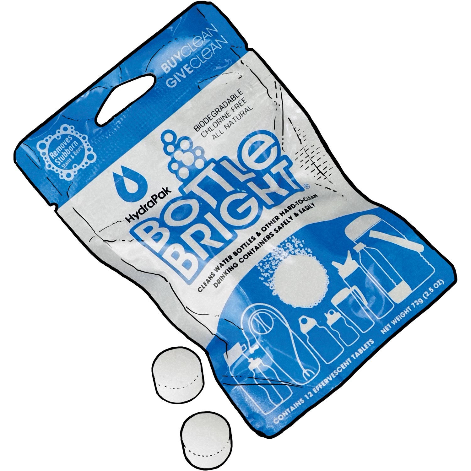 HydraPak Bottle Bright Cleaning Tablets Duluth Trading Company