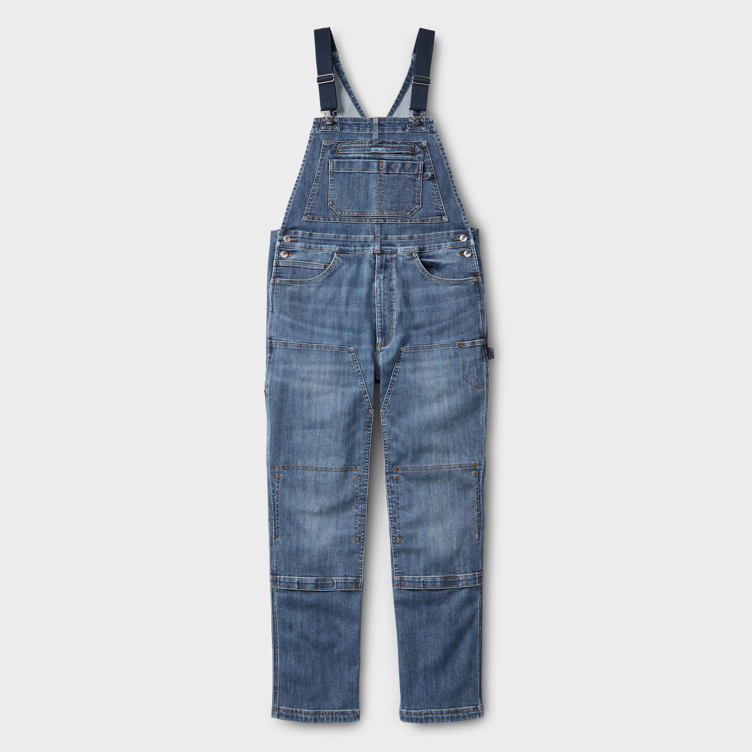 Men's Ballroom Double Flex Denim Bib Overalls