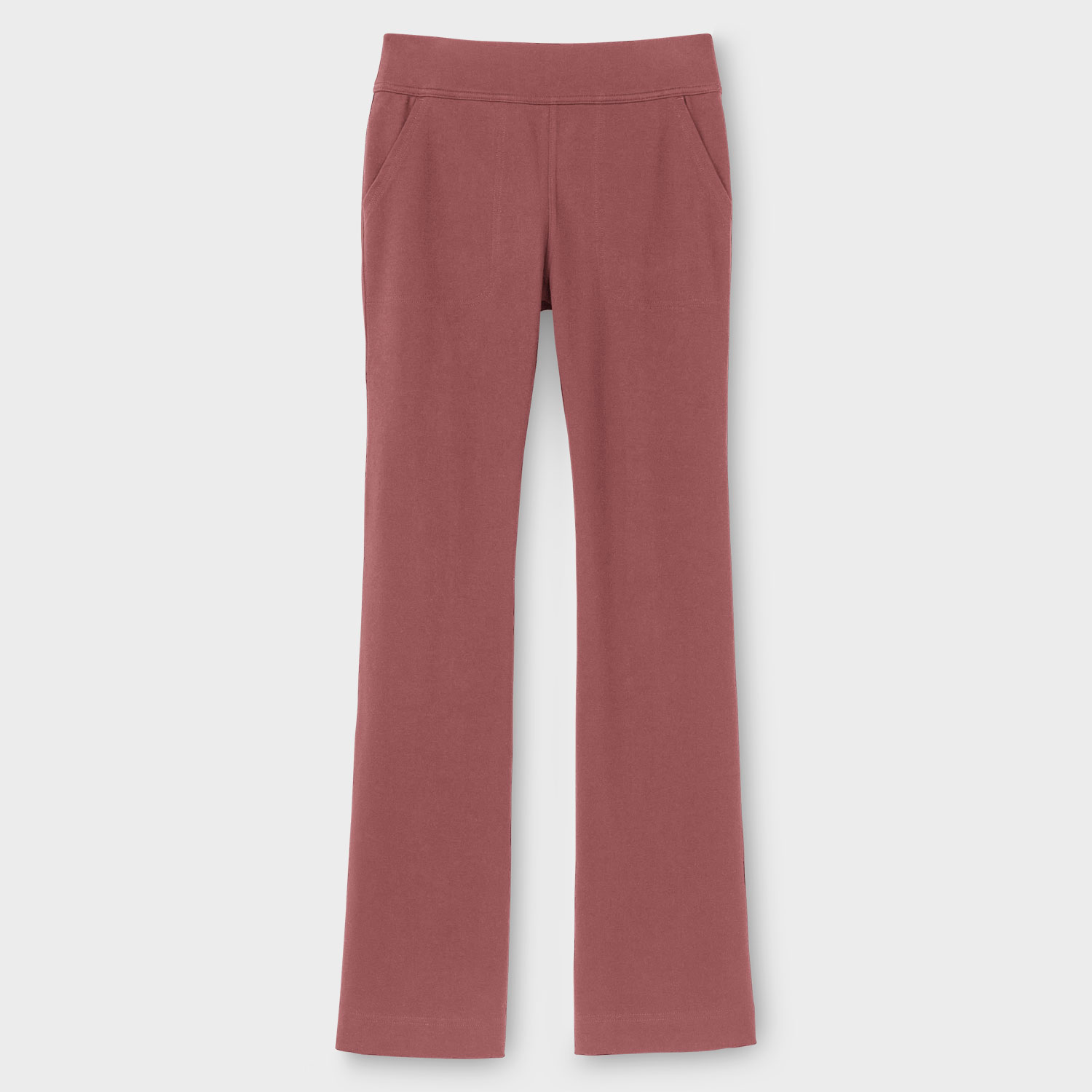 Women's NoGA Naturale Cotton Knit Bootcut Pants | Duluth Trading Company