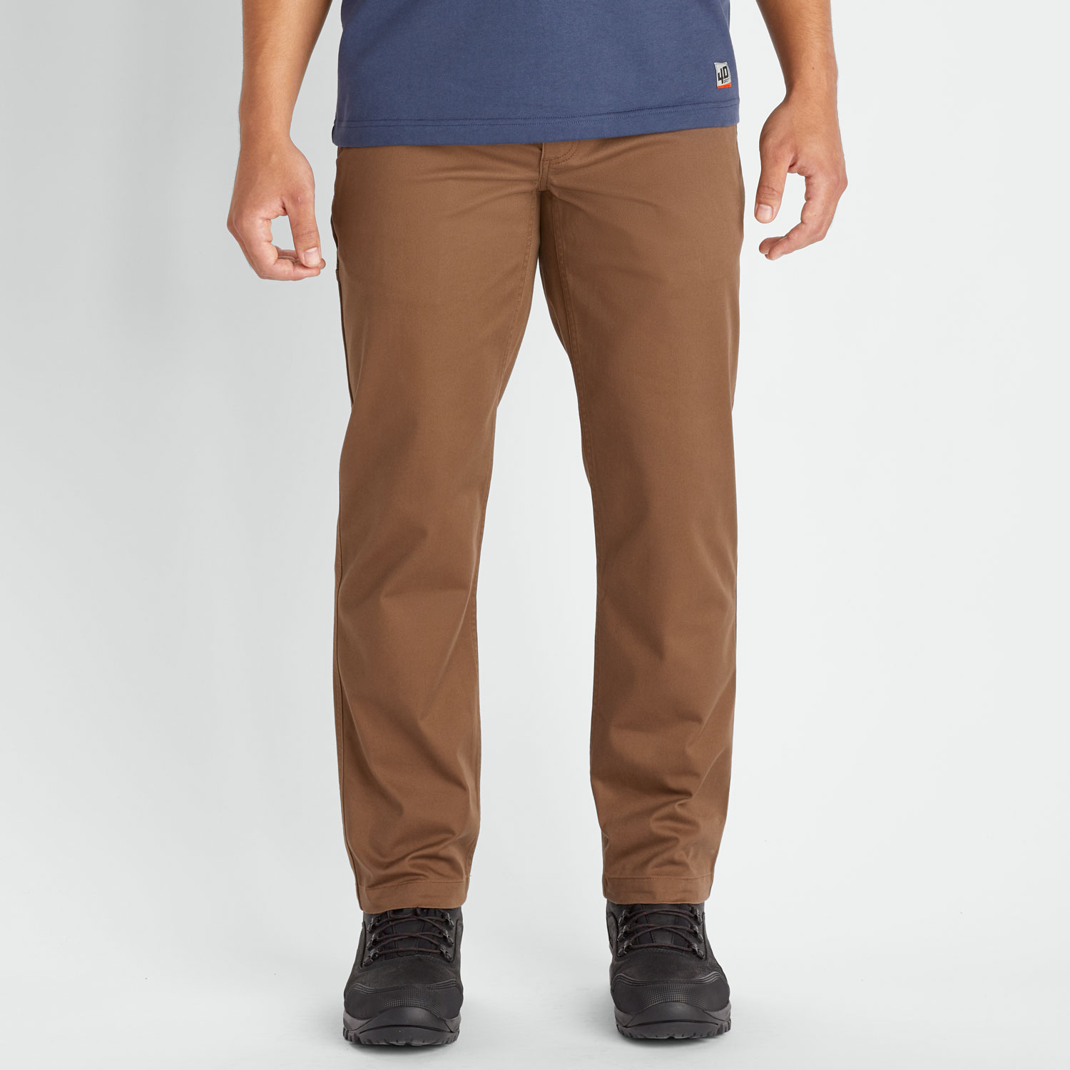 ワークパンツ+カーゴパンツ FAT CLIPPER TITCH BROWN Men's 40 Grit Flex Twill Slim Fit Carpenter Pants | Duluth Trading