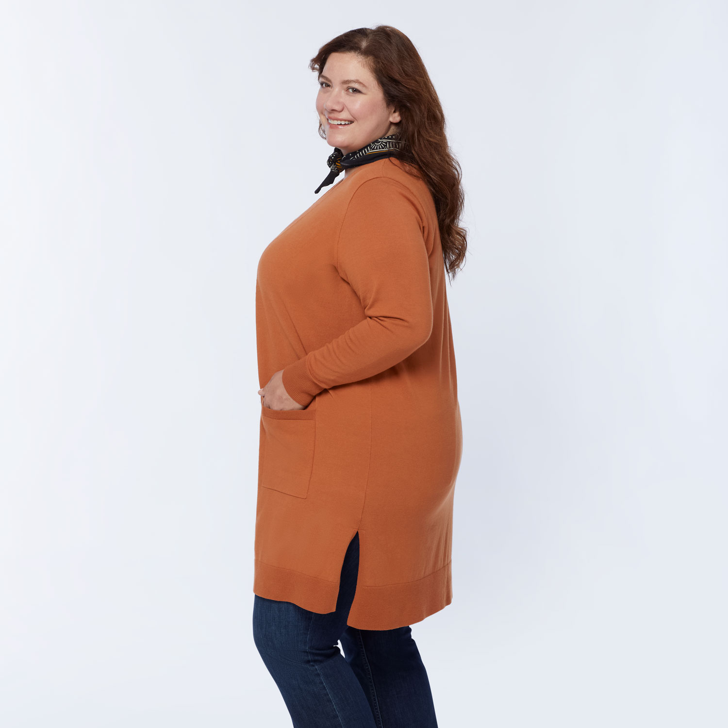 Women's Plus Shiftless Duster Sweater