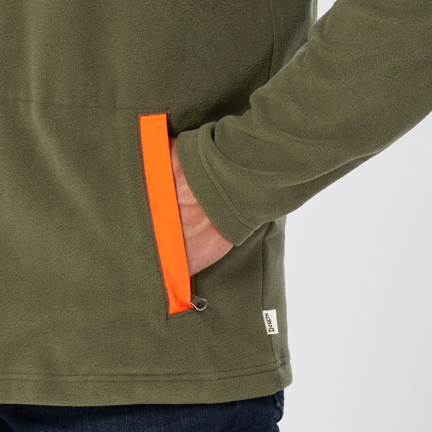 Men's Doubleback Fleece Button Mock Pullover - image 4