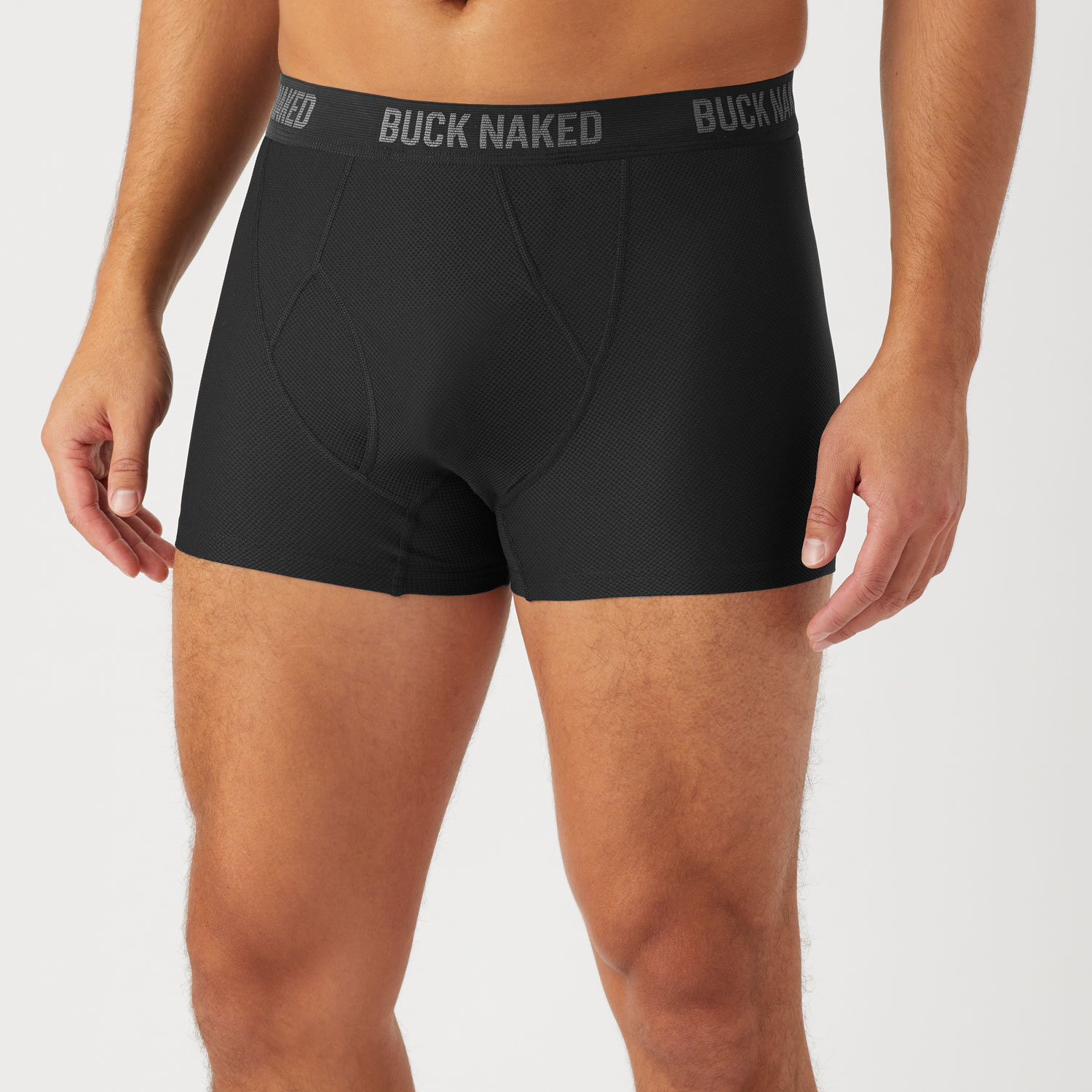 Men's Go Buck Naked Pattern Short Boxer Briefs