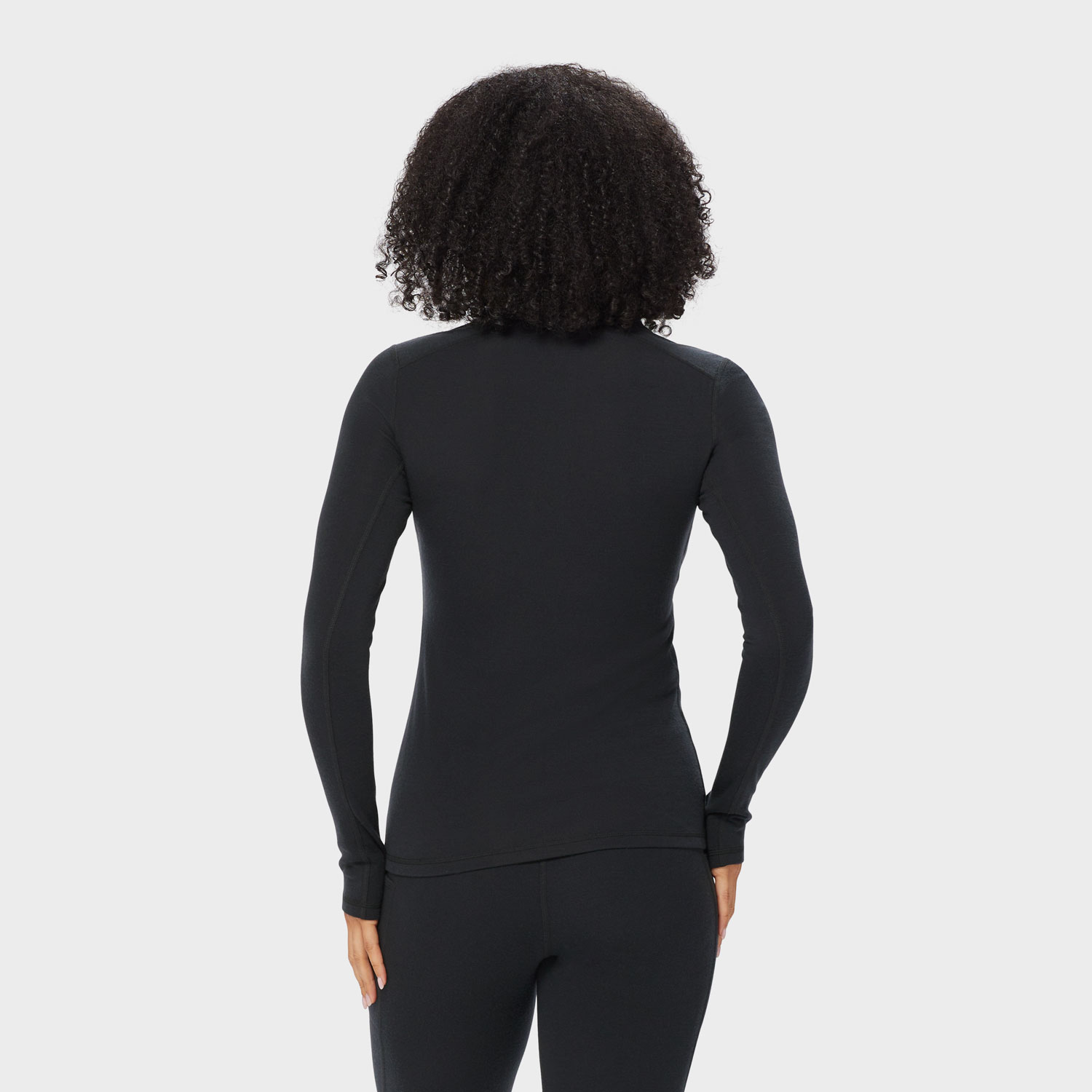Women's Wickerino Wool Base Layer 1/4 Zip Top - image 2