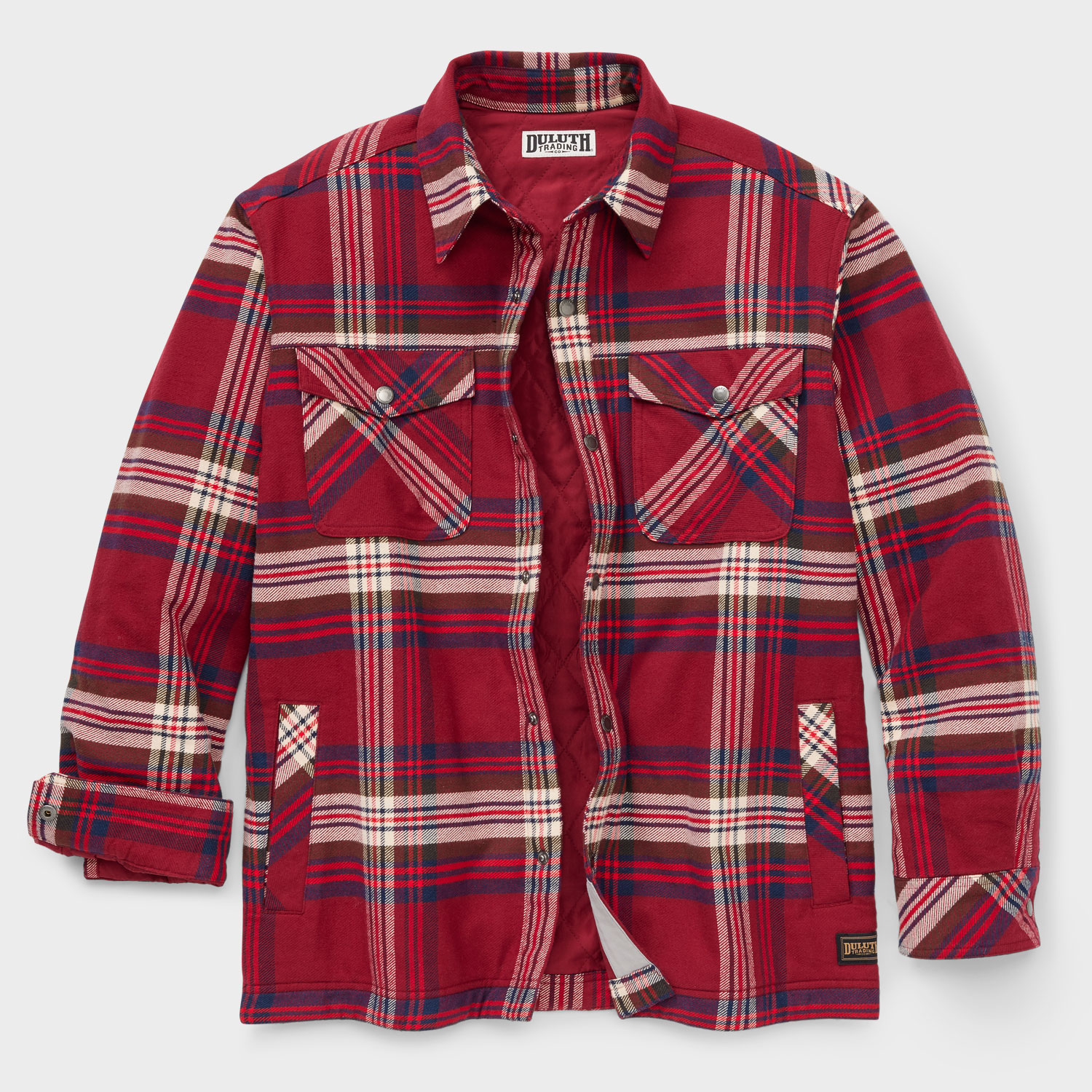 Men's Folklore Flannel Insulated Shirt Jac | Duluth Trading Company