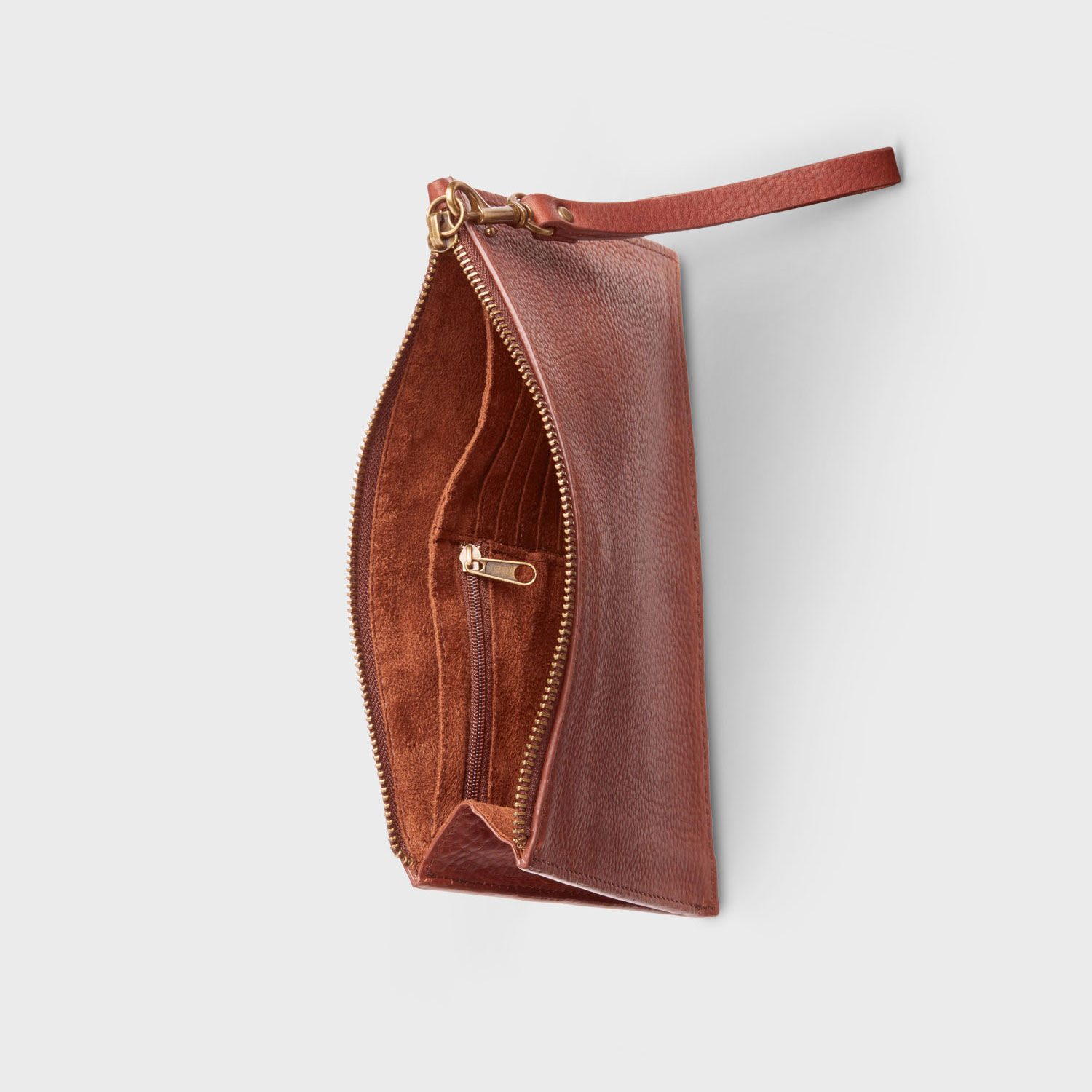 Women's Lifetime Leather Zip Pouch - image 3