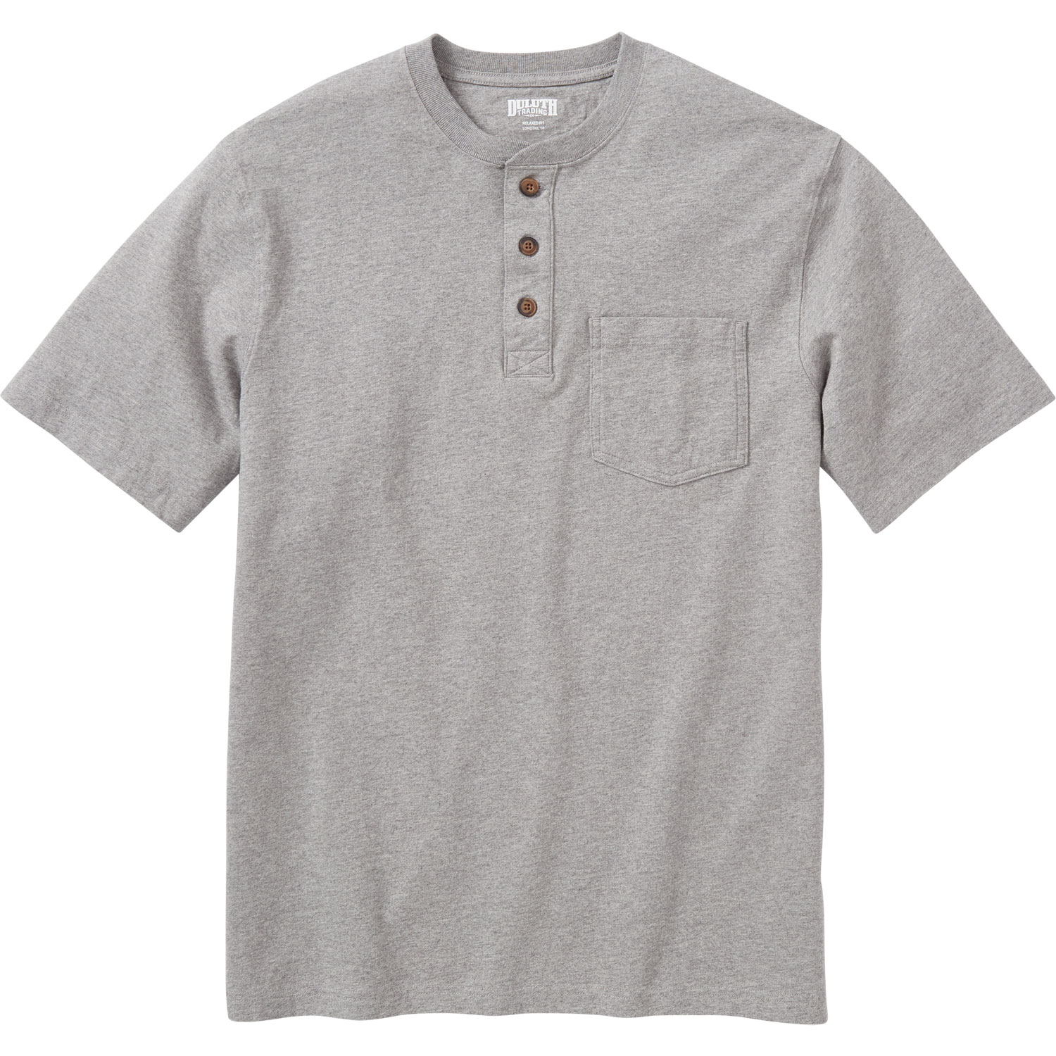 Men's Longtail T Short Sleeve Henley with Pocket | Duluth Trading Company