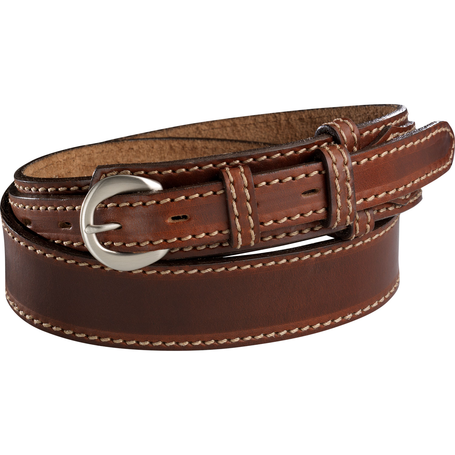 Western Leather Ranger Belt - Made in the USA