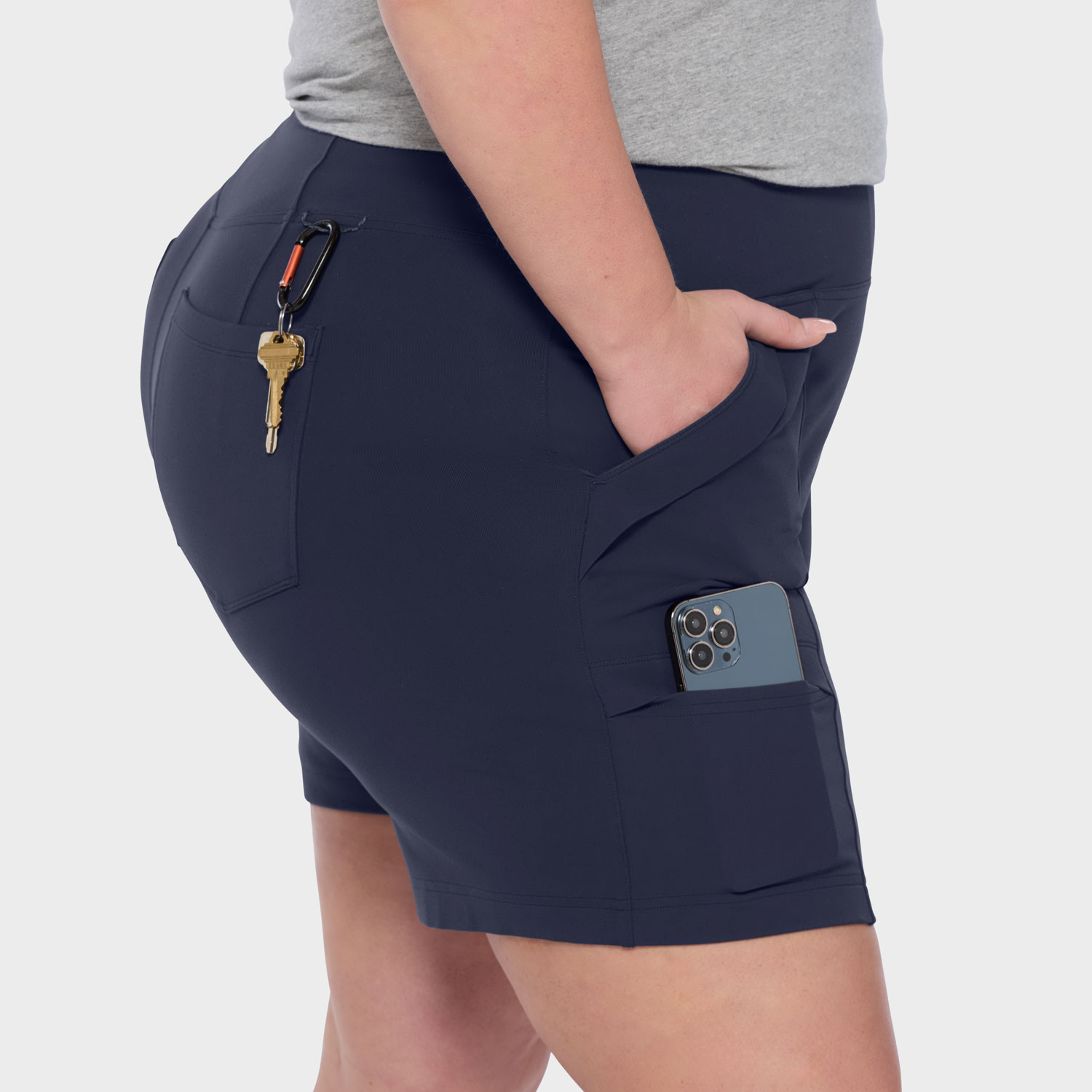 Women's Plus NoGA Work Hi-Rise Shorts