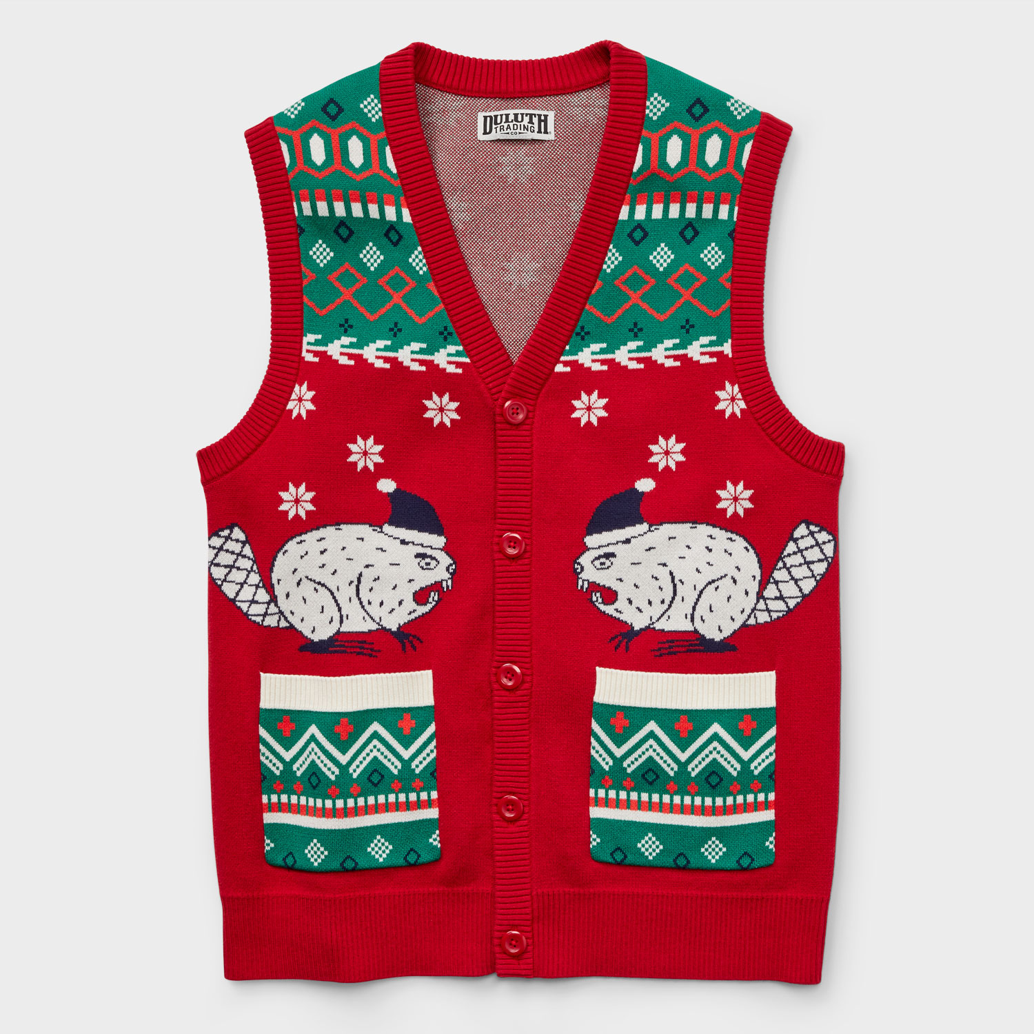 Strongarm Ugly Beaver Sweater Vest Duluth Trading Company