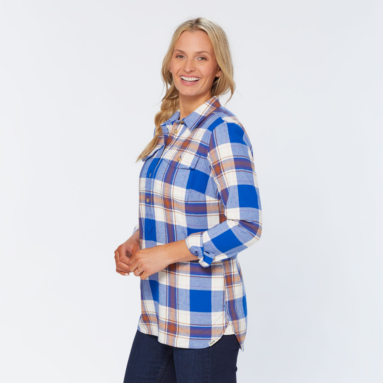 Women's Free Swingin' Flannel Tunic - image 3