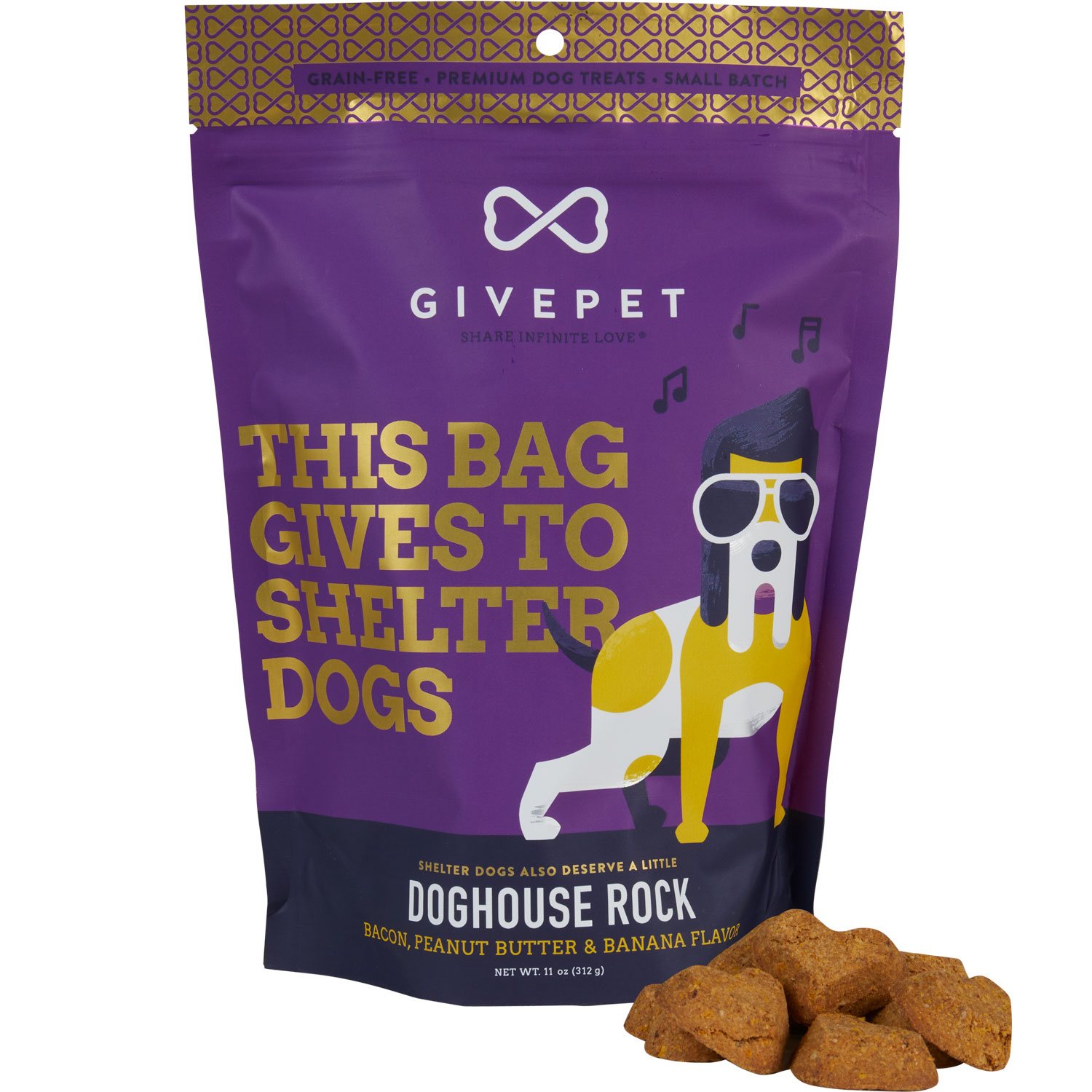GivePet Premium Dog Treats: Doghouse Rock Flavor | Duluth Trading