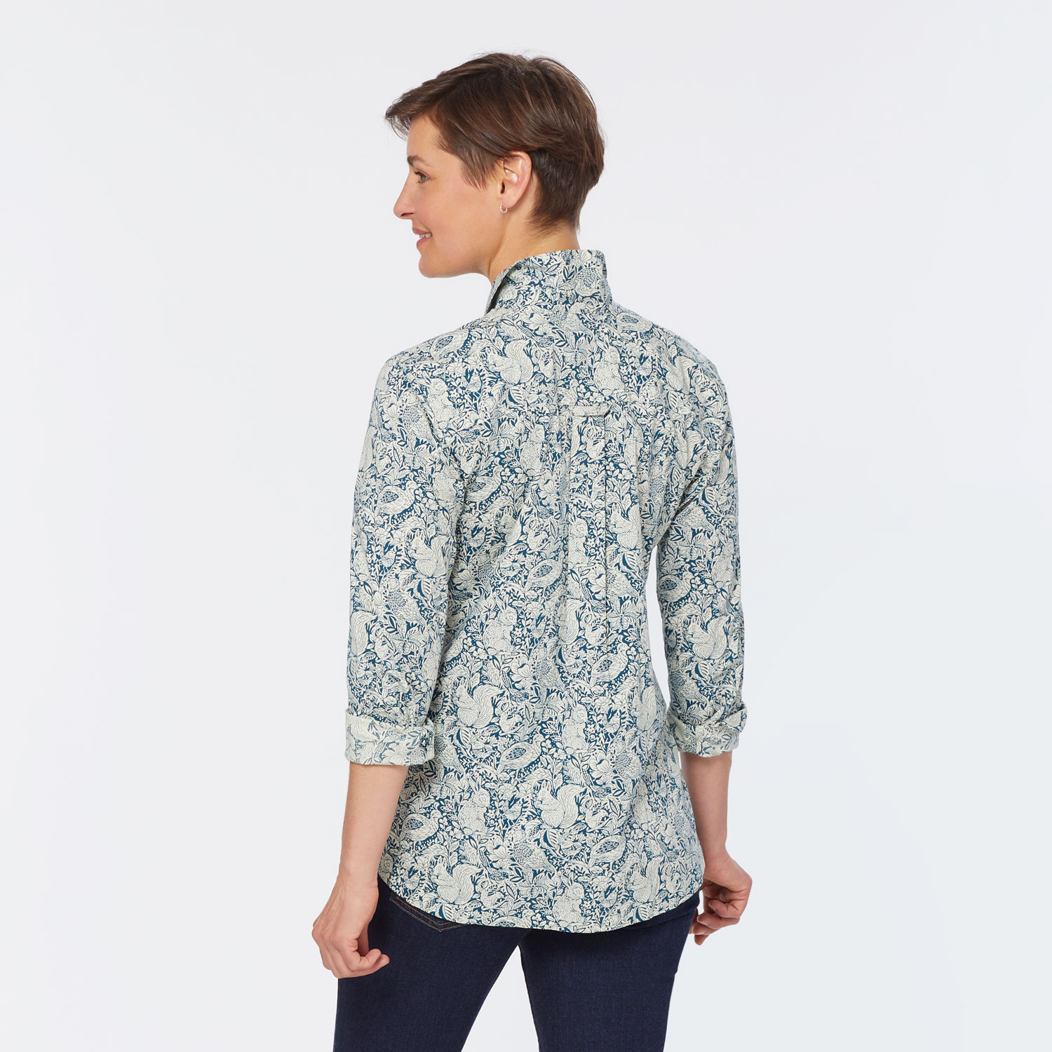 Women's Printmaker Cotton Poplin Long Sleeve Shirt