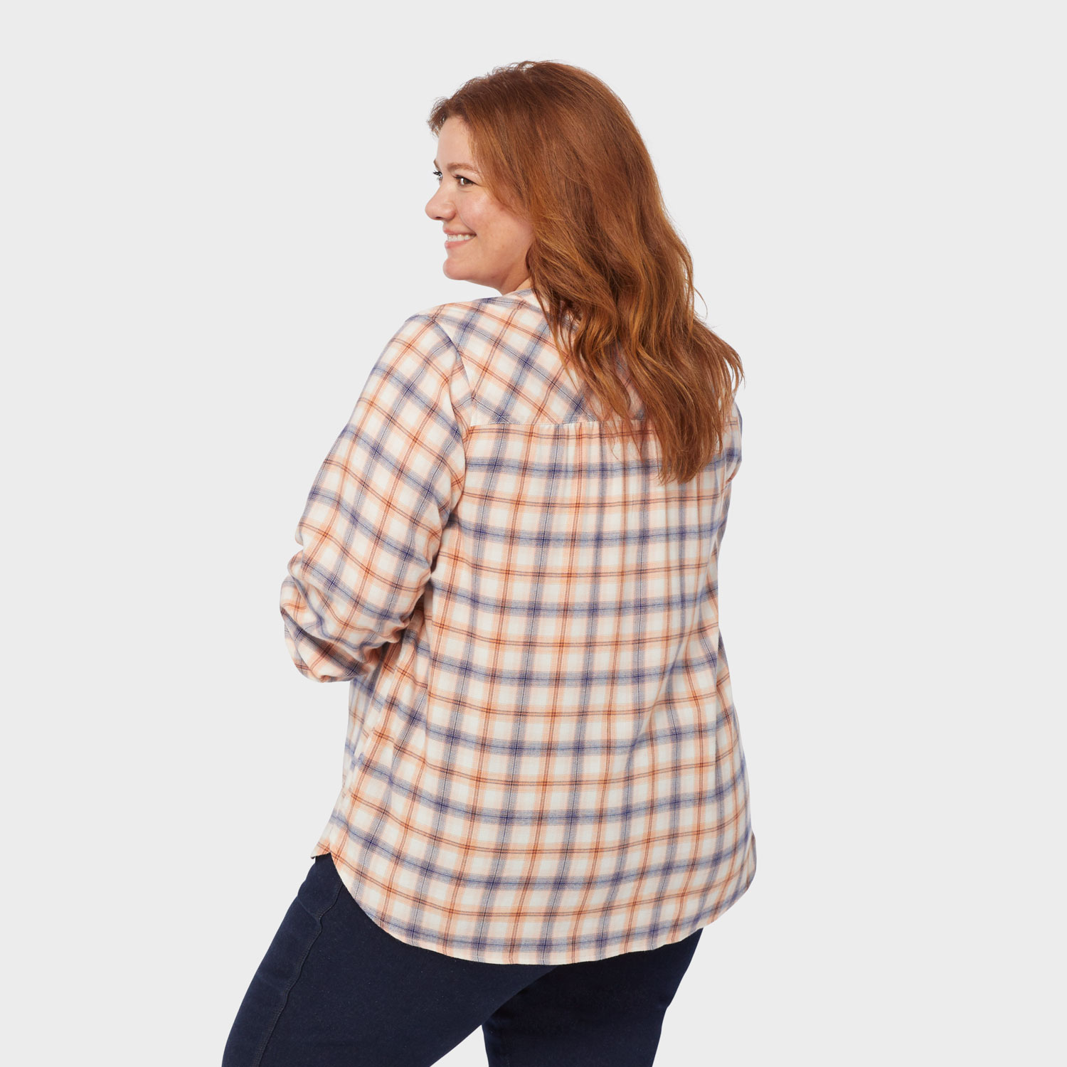Women's Plus Seawool Lightweight Flannel Blouse - image 2