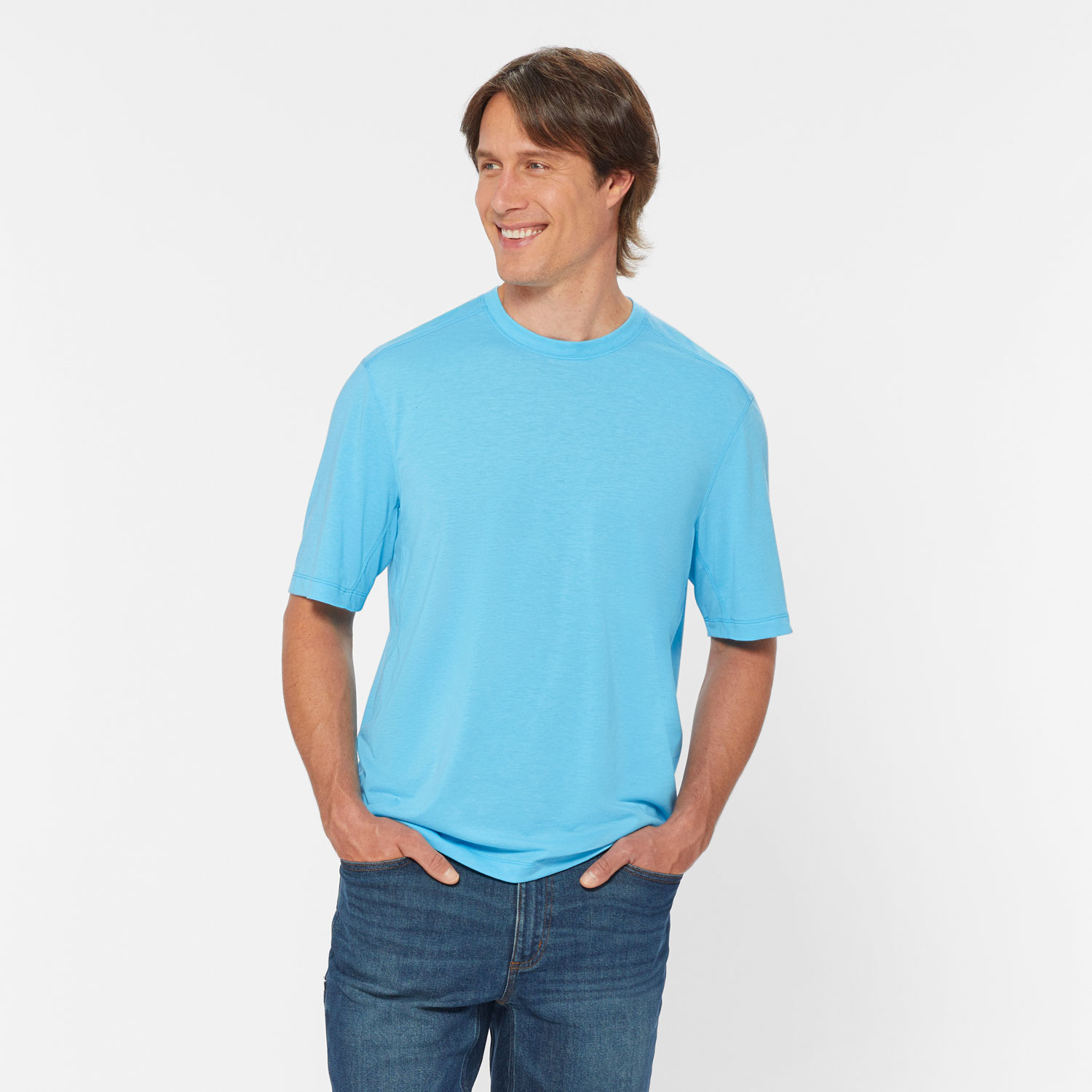 Men's Dry on the Fly Untucked Relaxed Fit Short Sleeve Crew