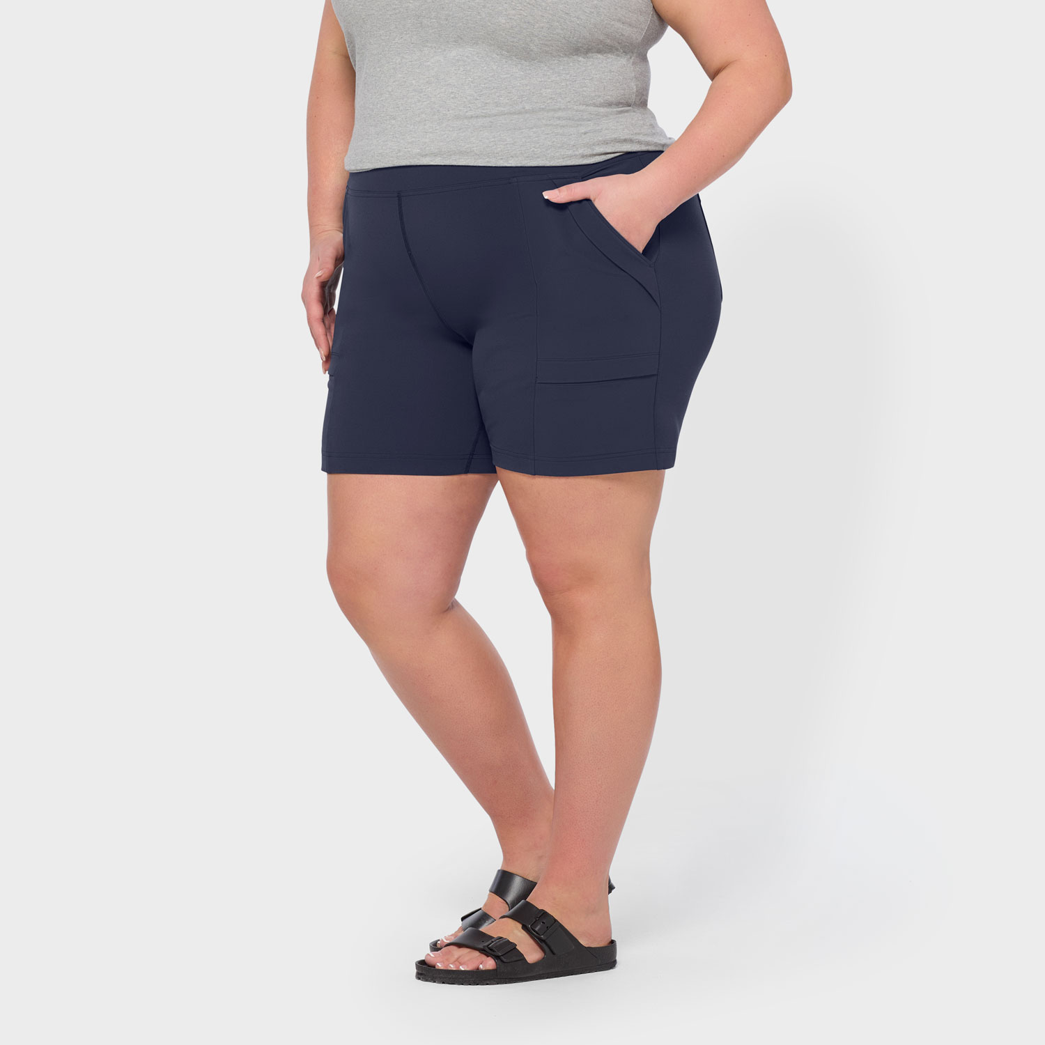 Women's Plus NoGA Work Hi-Rise Shorts - image 3