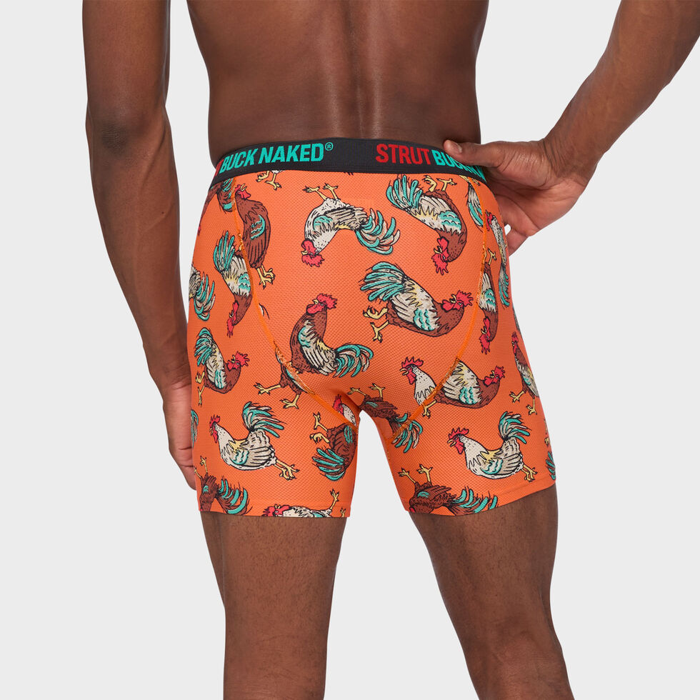 Men's Buck Naked Pattern Boxer Briefs