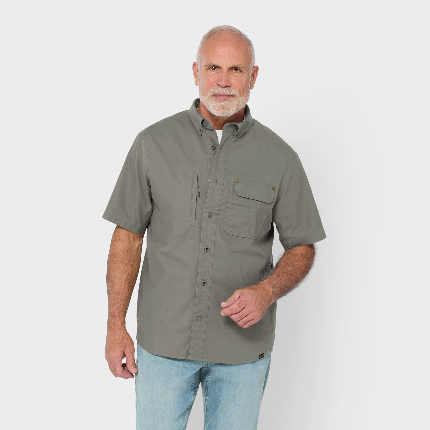 Men's Fire Hose Lightweight Short Sleeve Work Shirt
