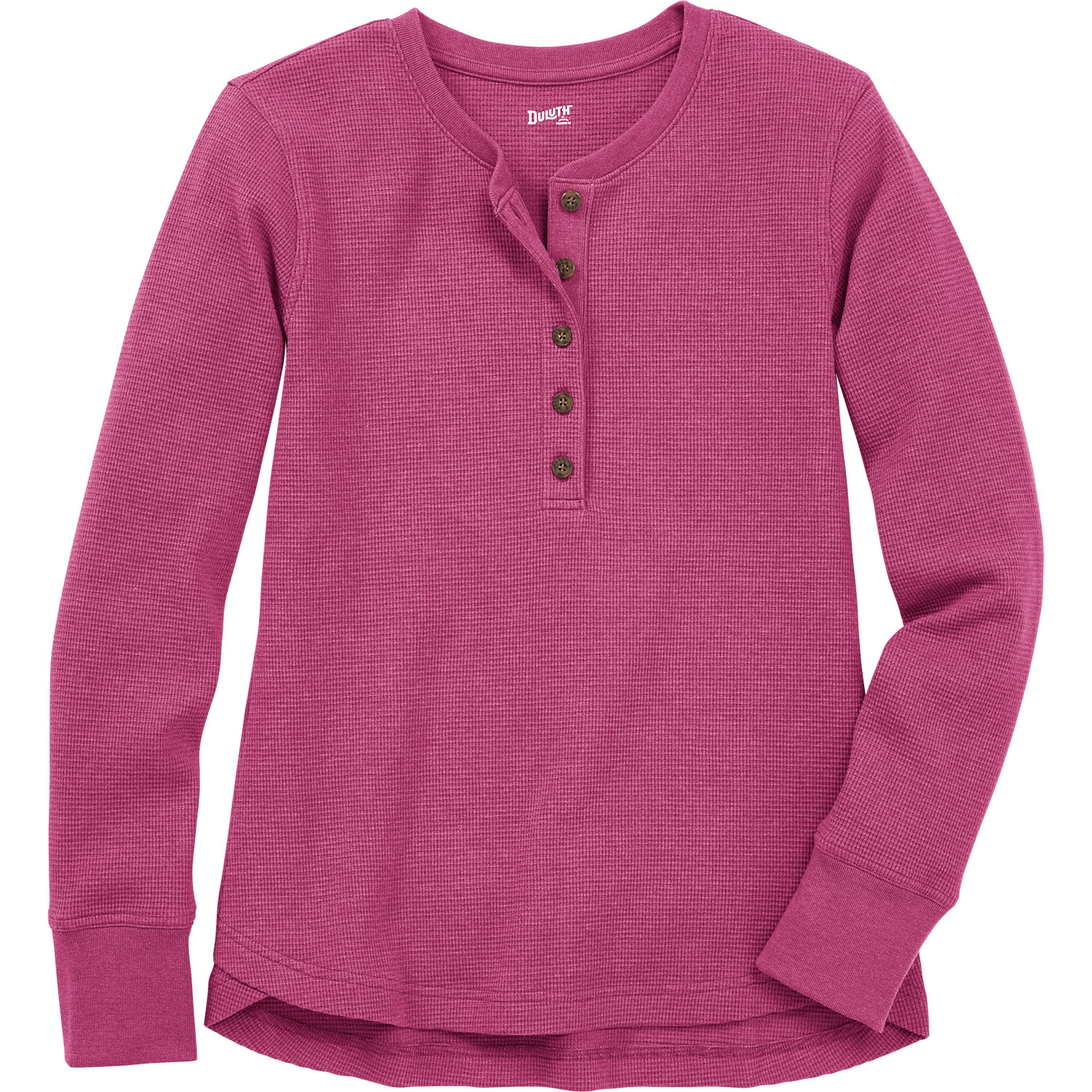 Women's Burly Thermal Long Sleeve Henley | Duluth Trading Company